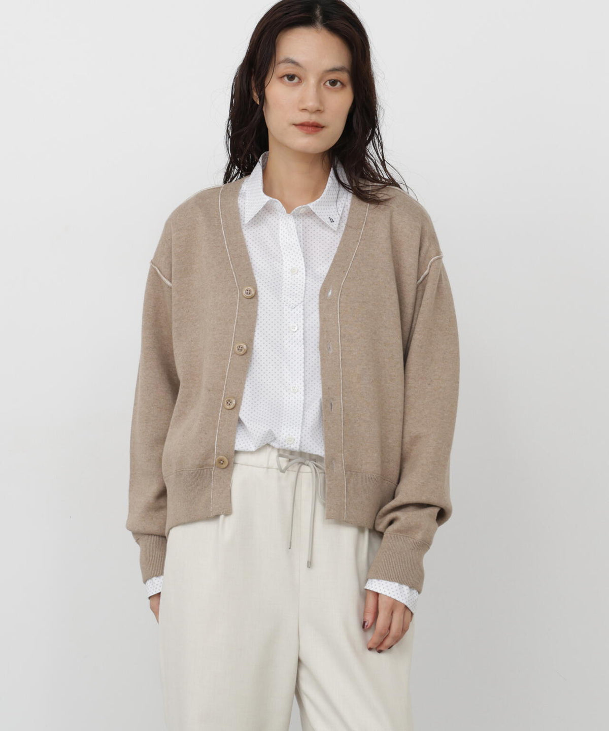 165cm/B:77cm/W:57cm/H:79cm 着用サイズ：M