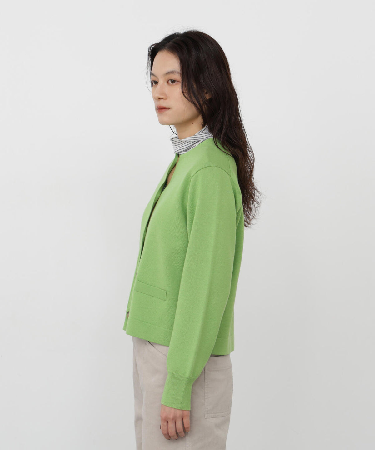 165cm/B:77cm/W:57cm/H:79cm 着用サイズ：M