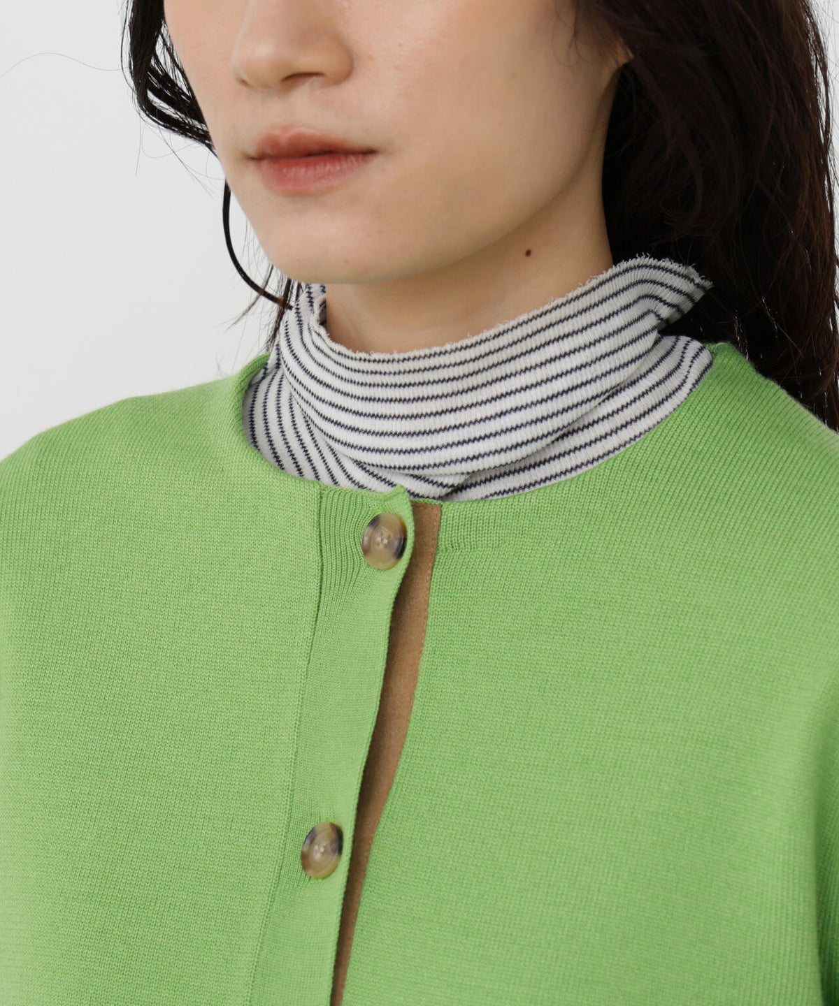 165cm/B:77cm/W:57cm/H:79cm 着用サイズ：M