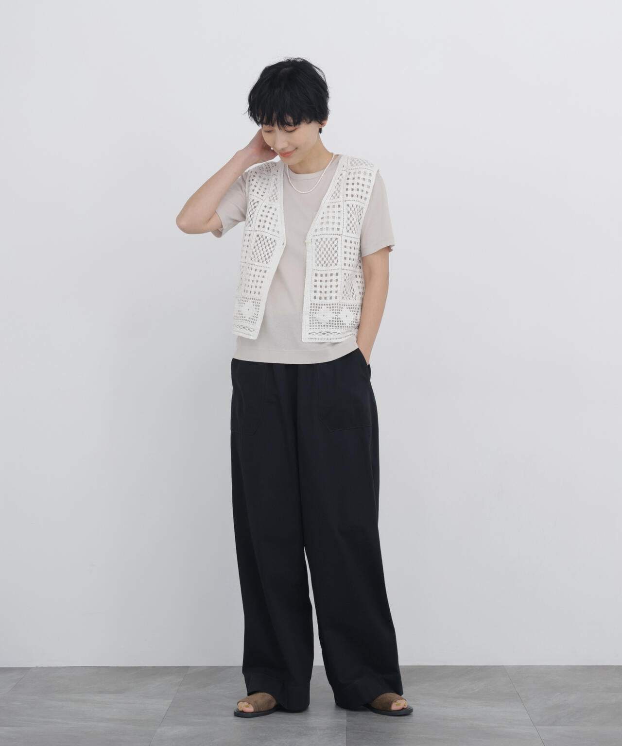 166cm　B/78　W/58　H/86 着用サイズ：M