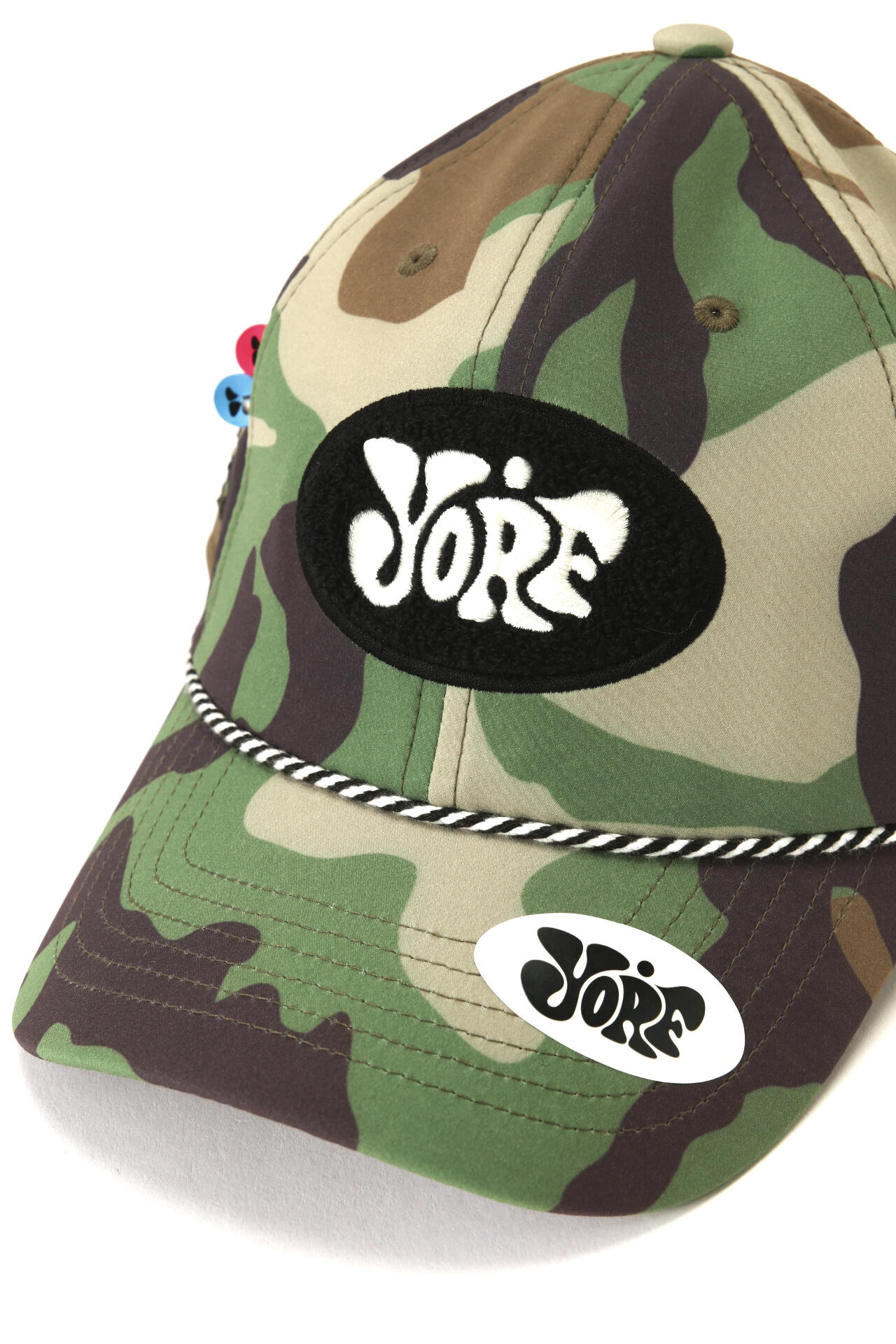【YORF（ヨルフ）】ロゴカモキャップ