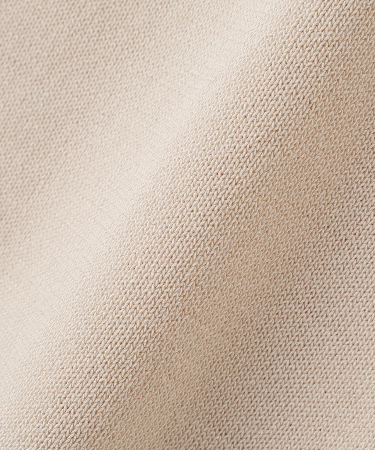 レースドッキングスリーブニット【ベージュ：official site限定】