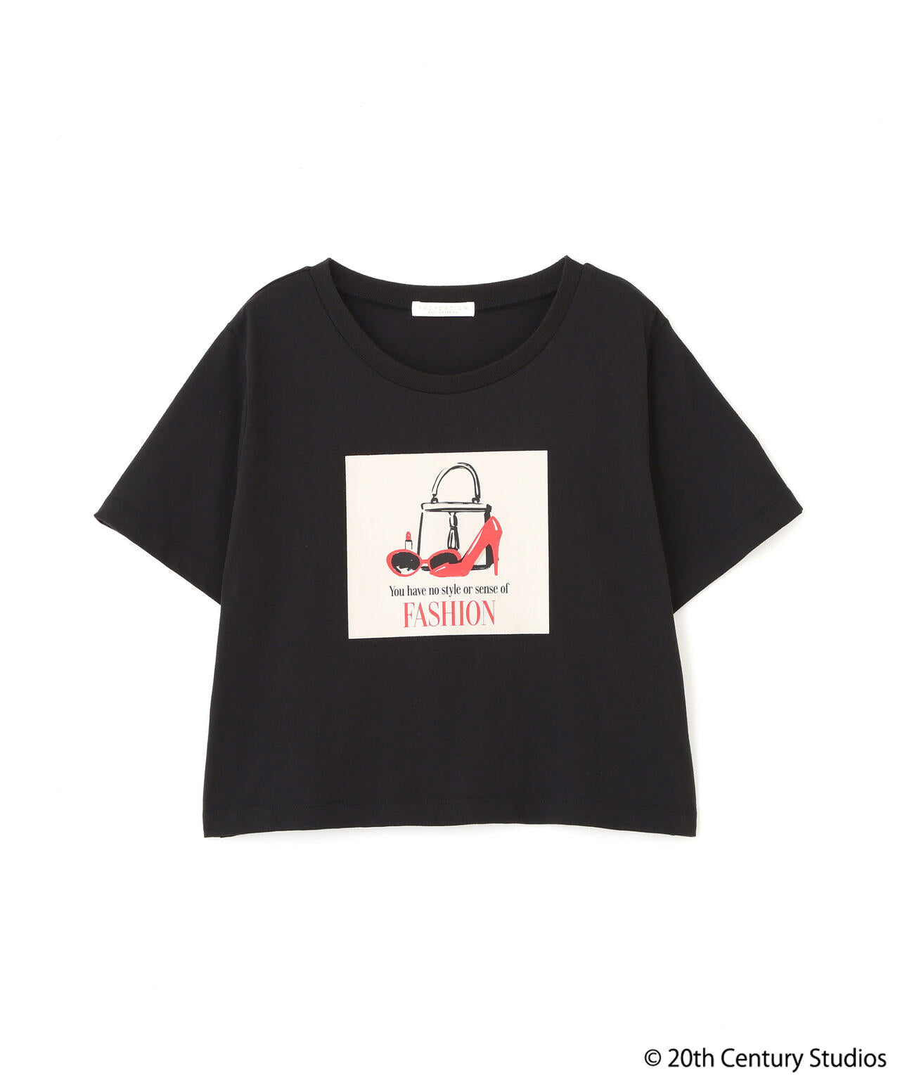 プラダを着た悪魔／フロントプリントコンパクトTシャツ