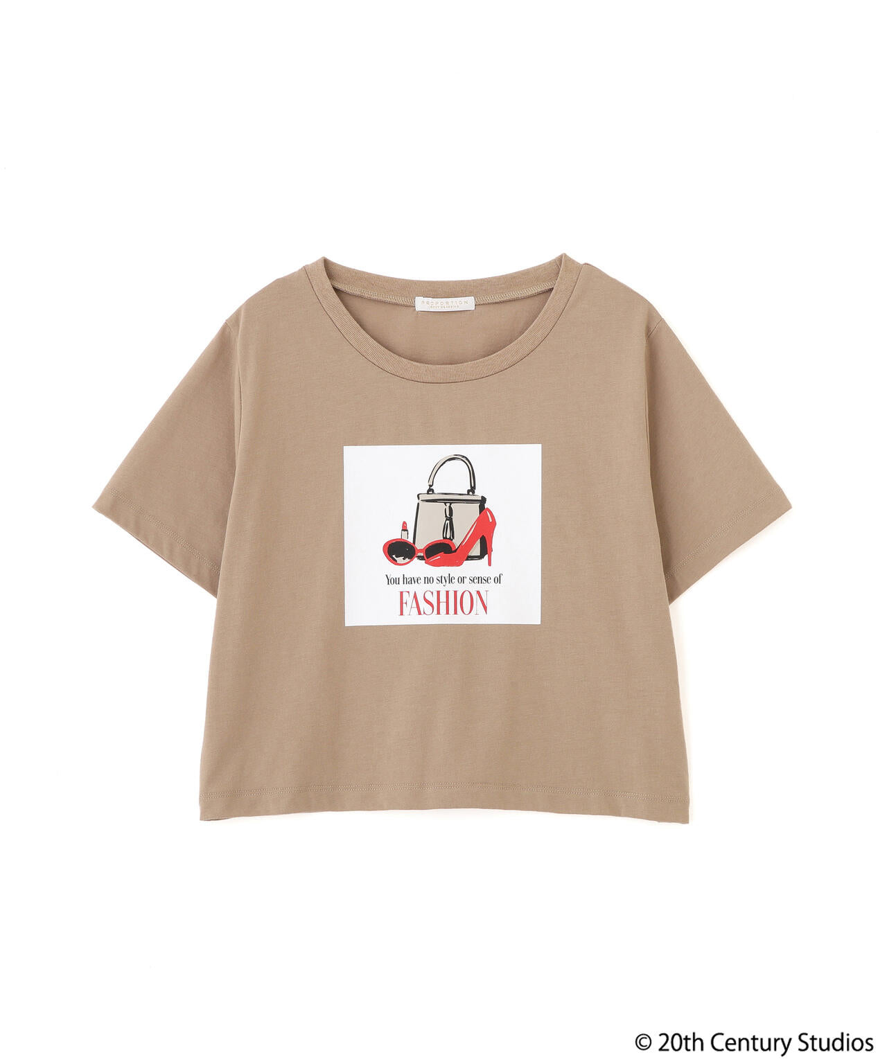 プラダを着た悪魔／フロントプリントコンパクトTシャツ