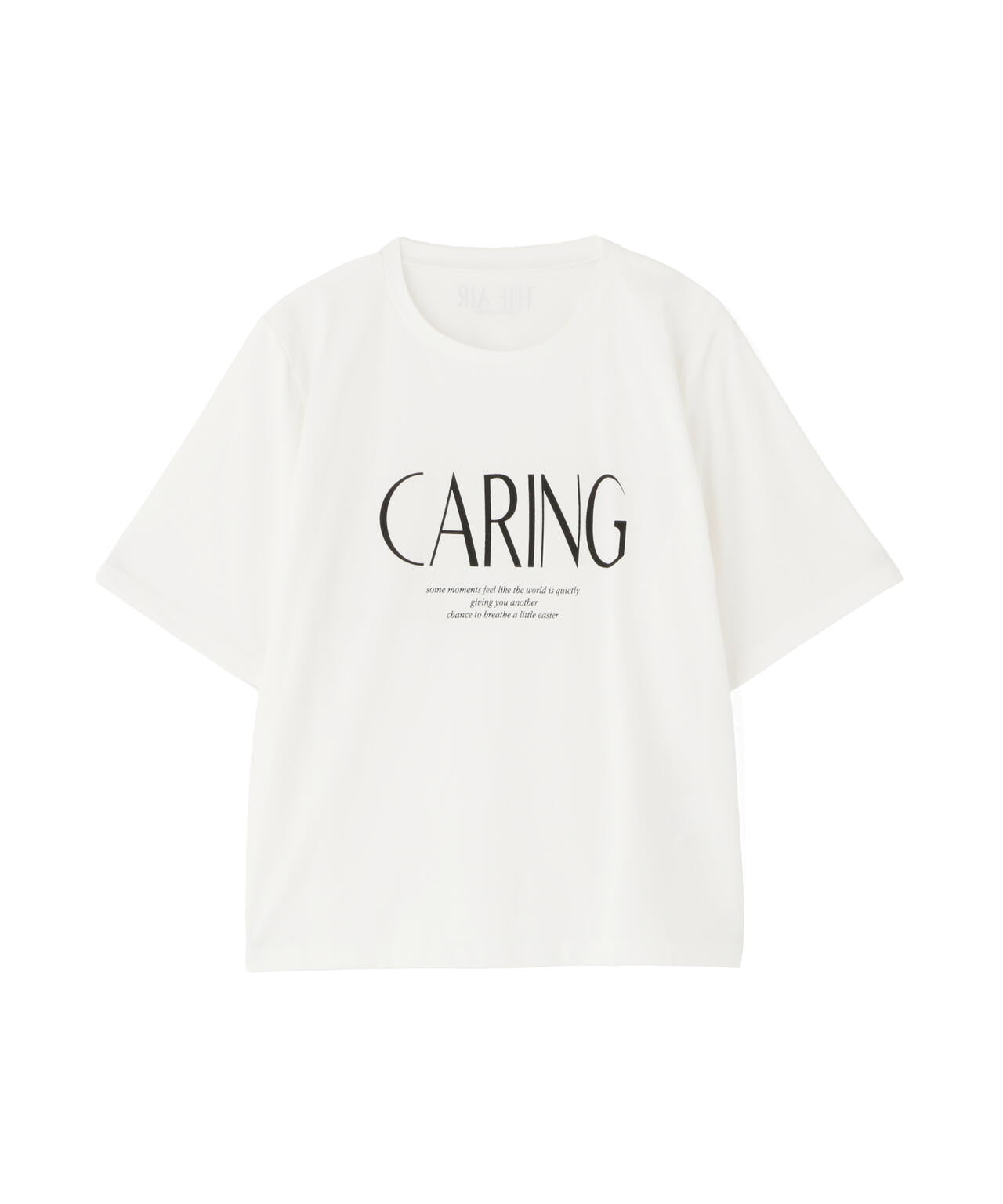 ＜加藤栞さん着用＞〈a/mie〉グラフィックTシャツ
