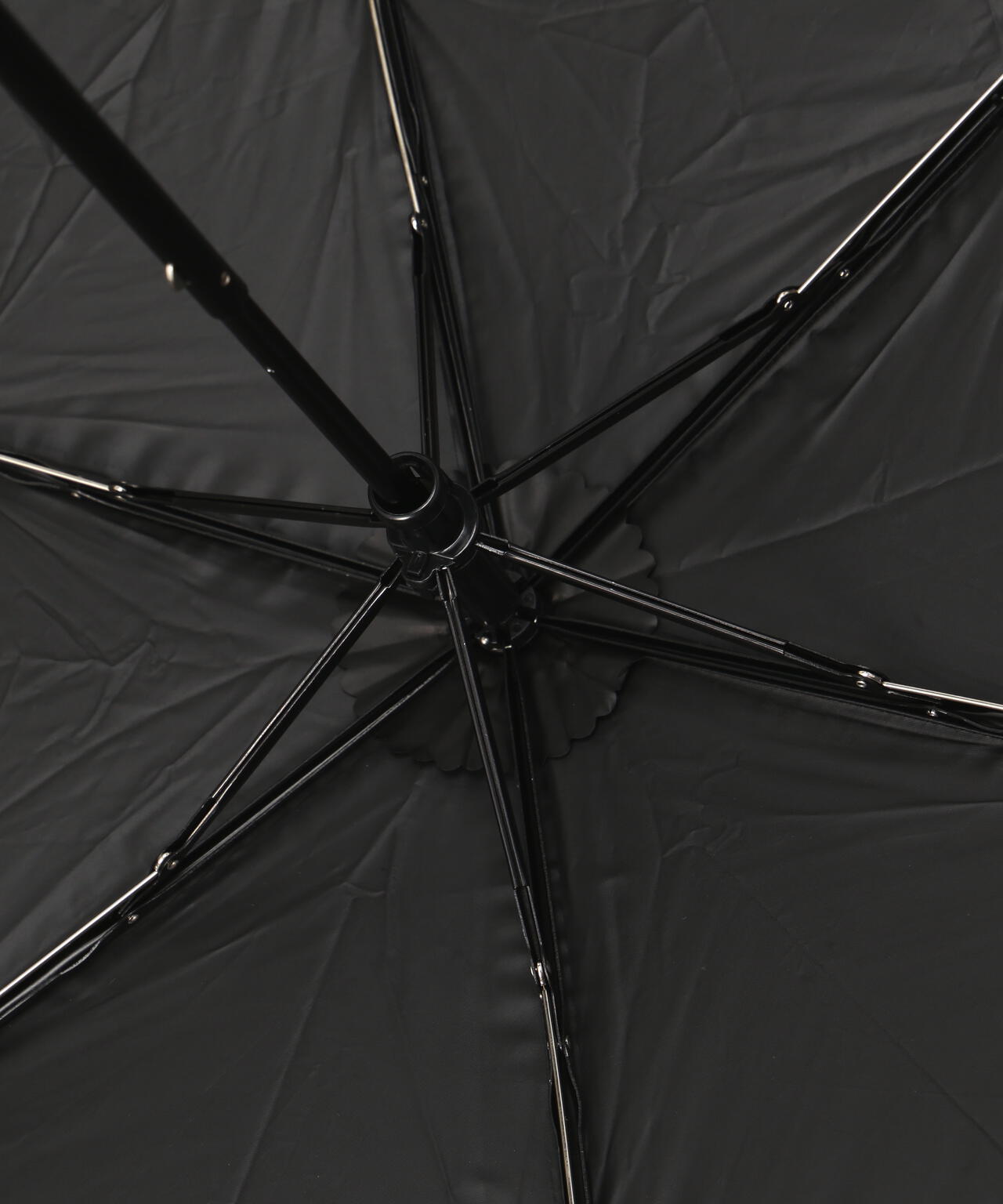 晴雨兼用ヒートカットフリル折り畳みアンブレラ
