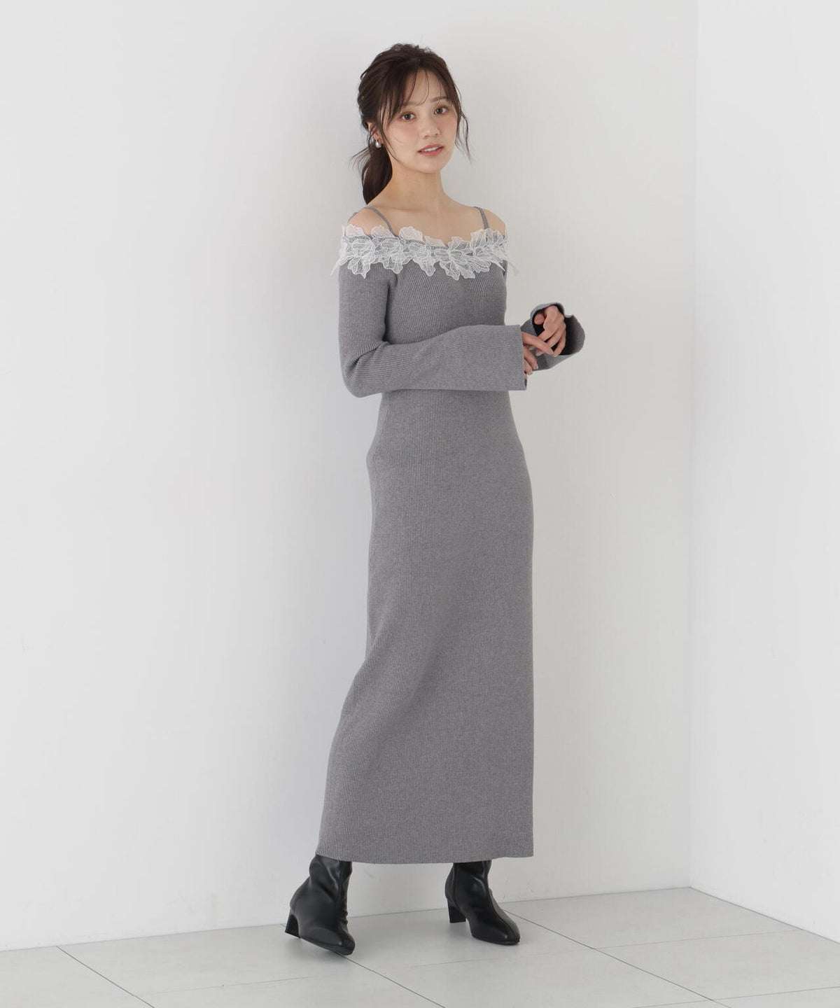 166cm B:78 W:56 H:83 S:24.5cm 着用サイズ：M