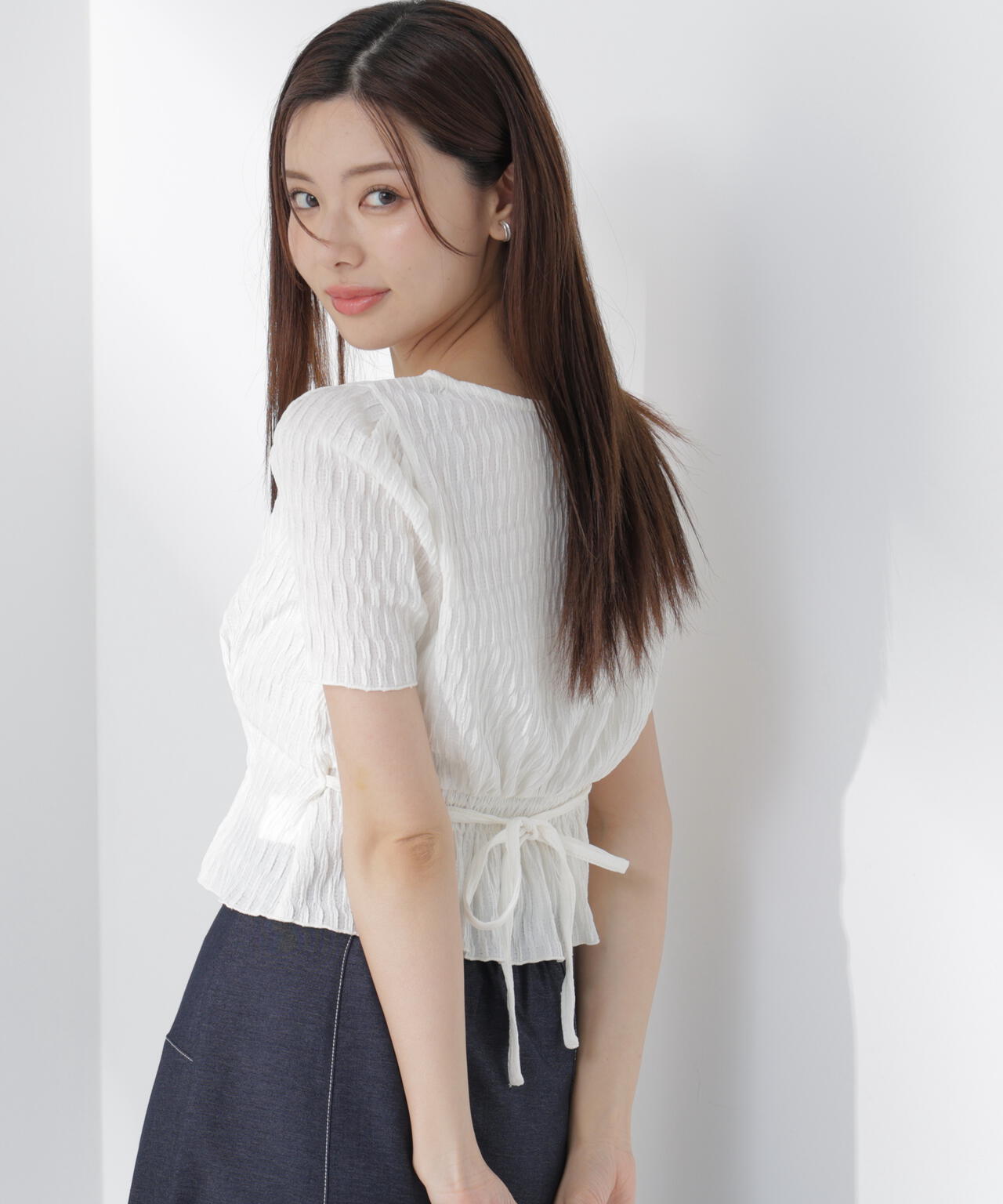 165cm B:82 W:59 H:86 S:25cm 着用サイズ：FR