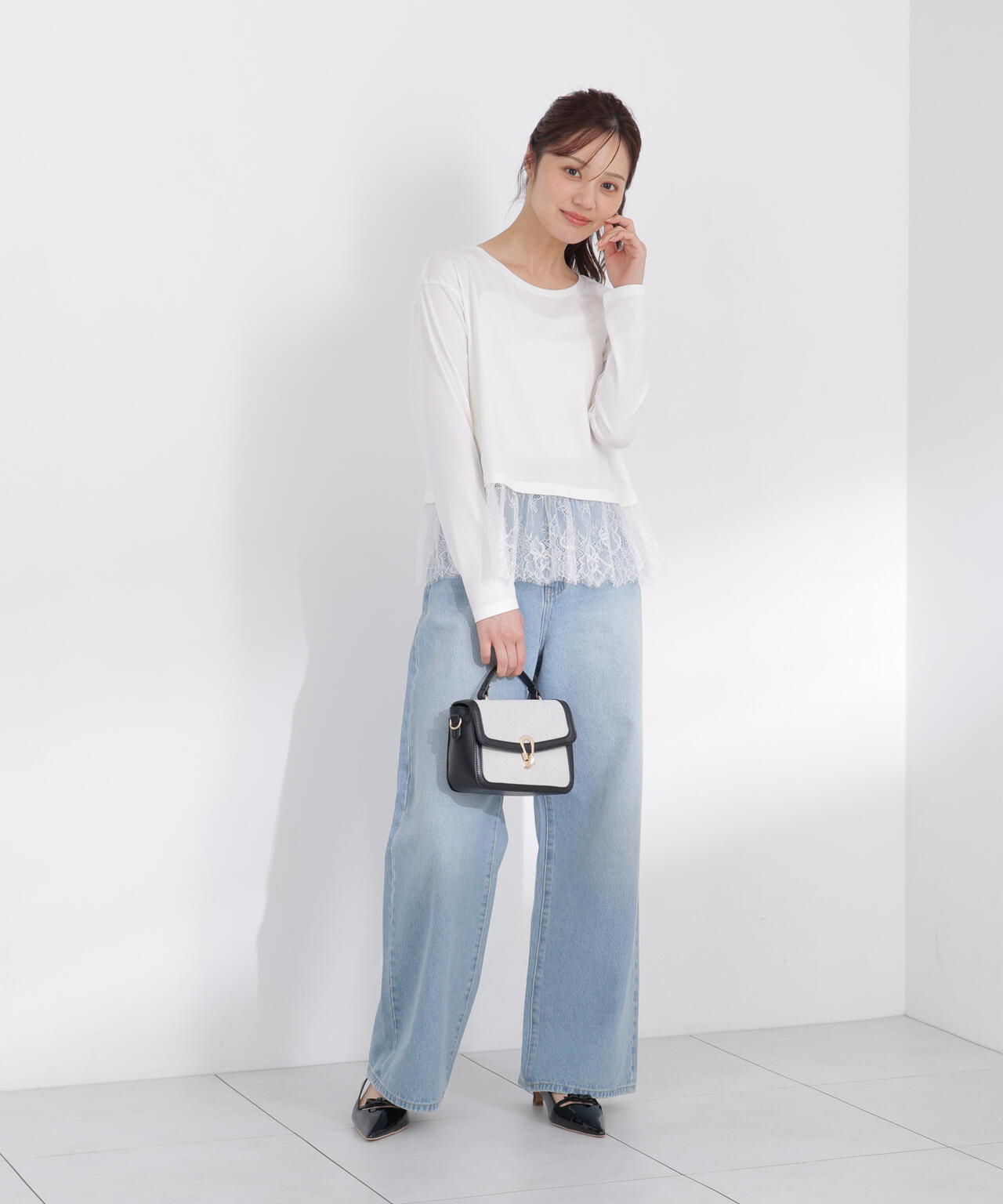 166cm B:78 W:56 H:83 S:24.5cm 着用サイズ：FR
