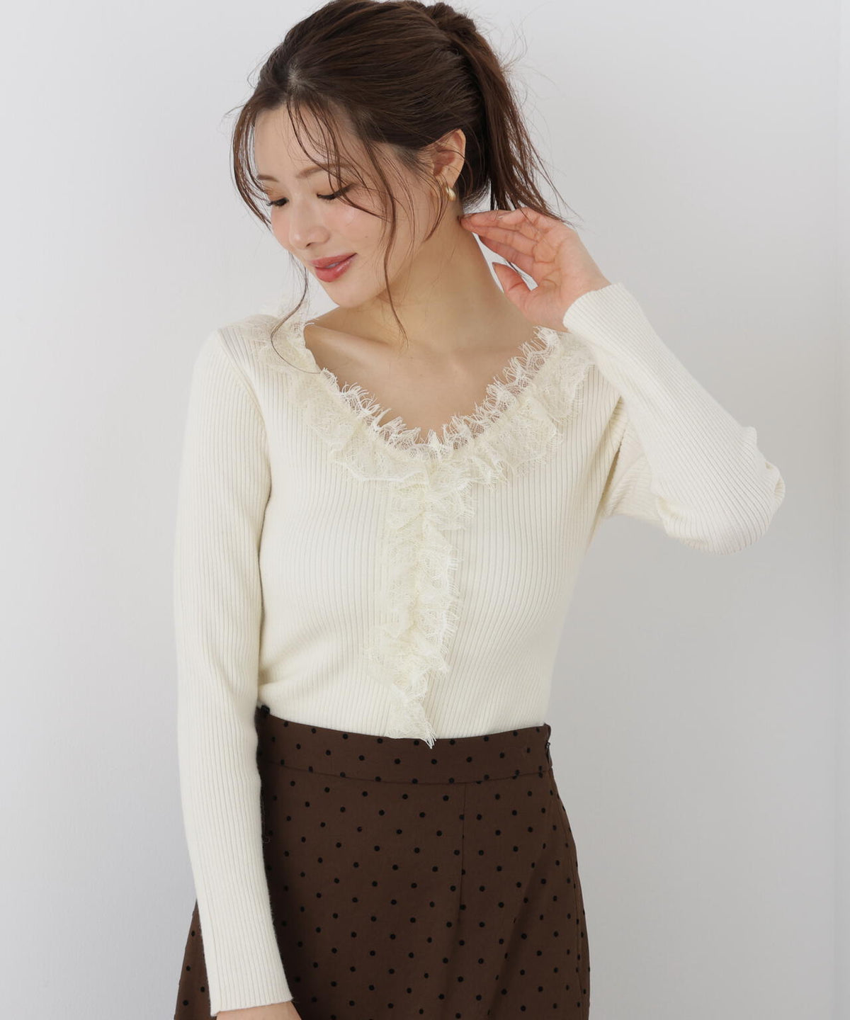 165cm 着用サイズ：FR