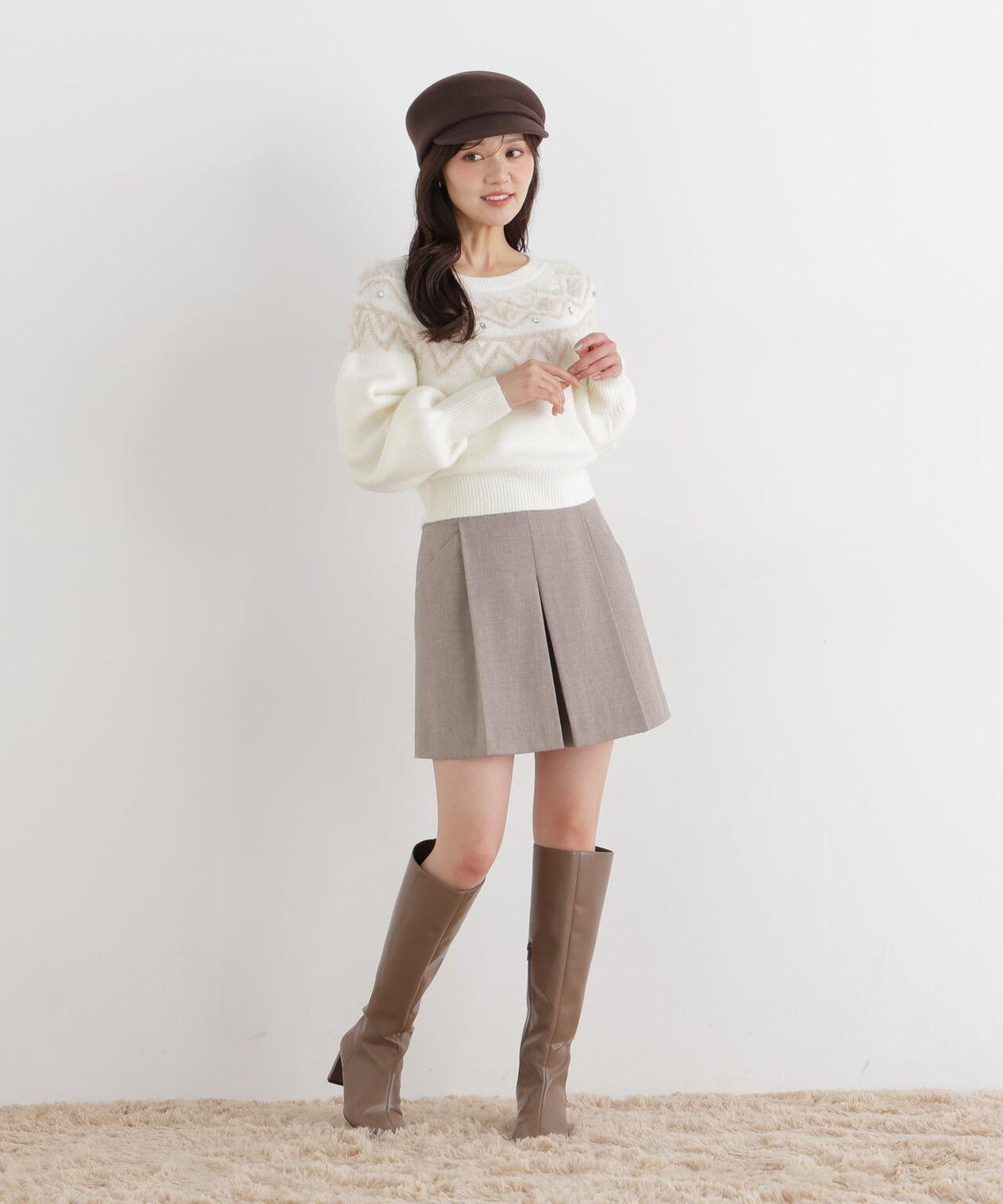 166cm B:78 W:56 H:83 S:24.5cm 着用サイズ：FR
