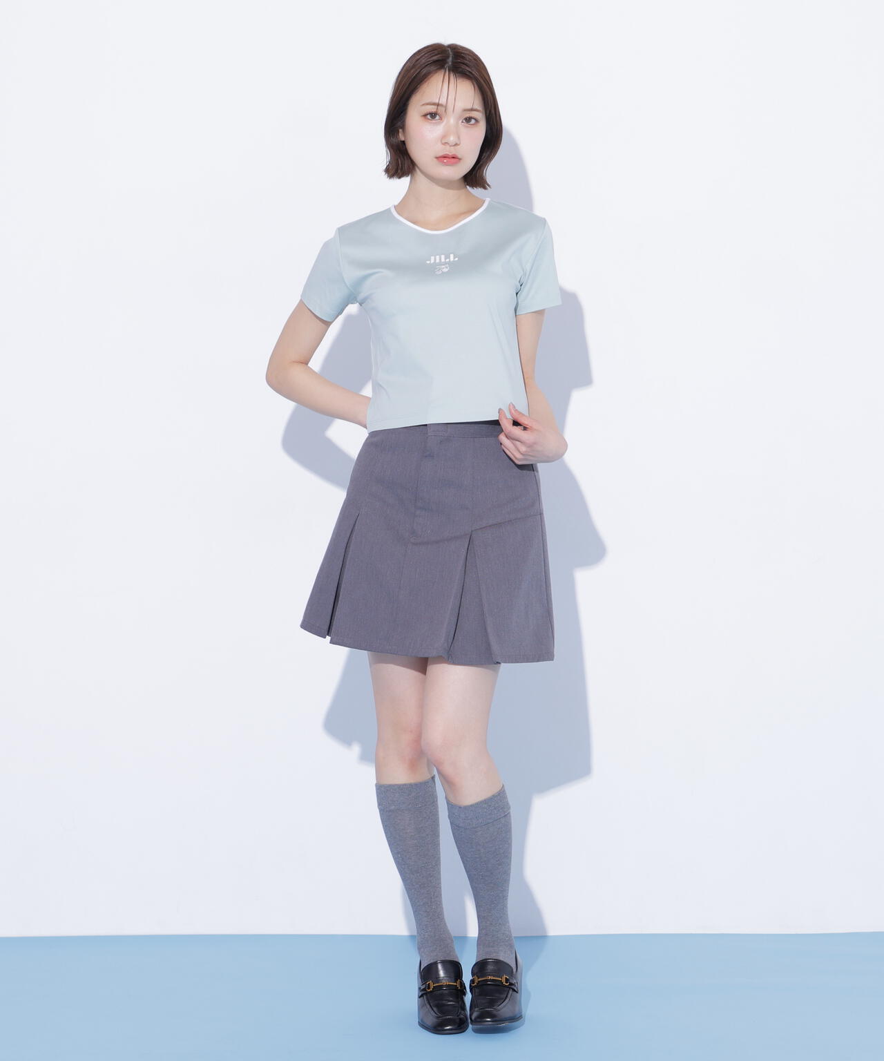 「Dickies × JILL by JILL STUART」別注タックミニスカート