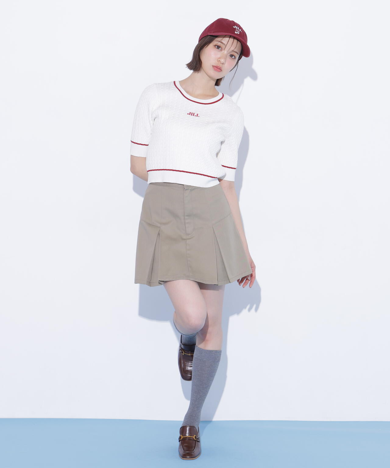 「Dickies × JILL by JILL STUART」別注タックミニスカート