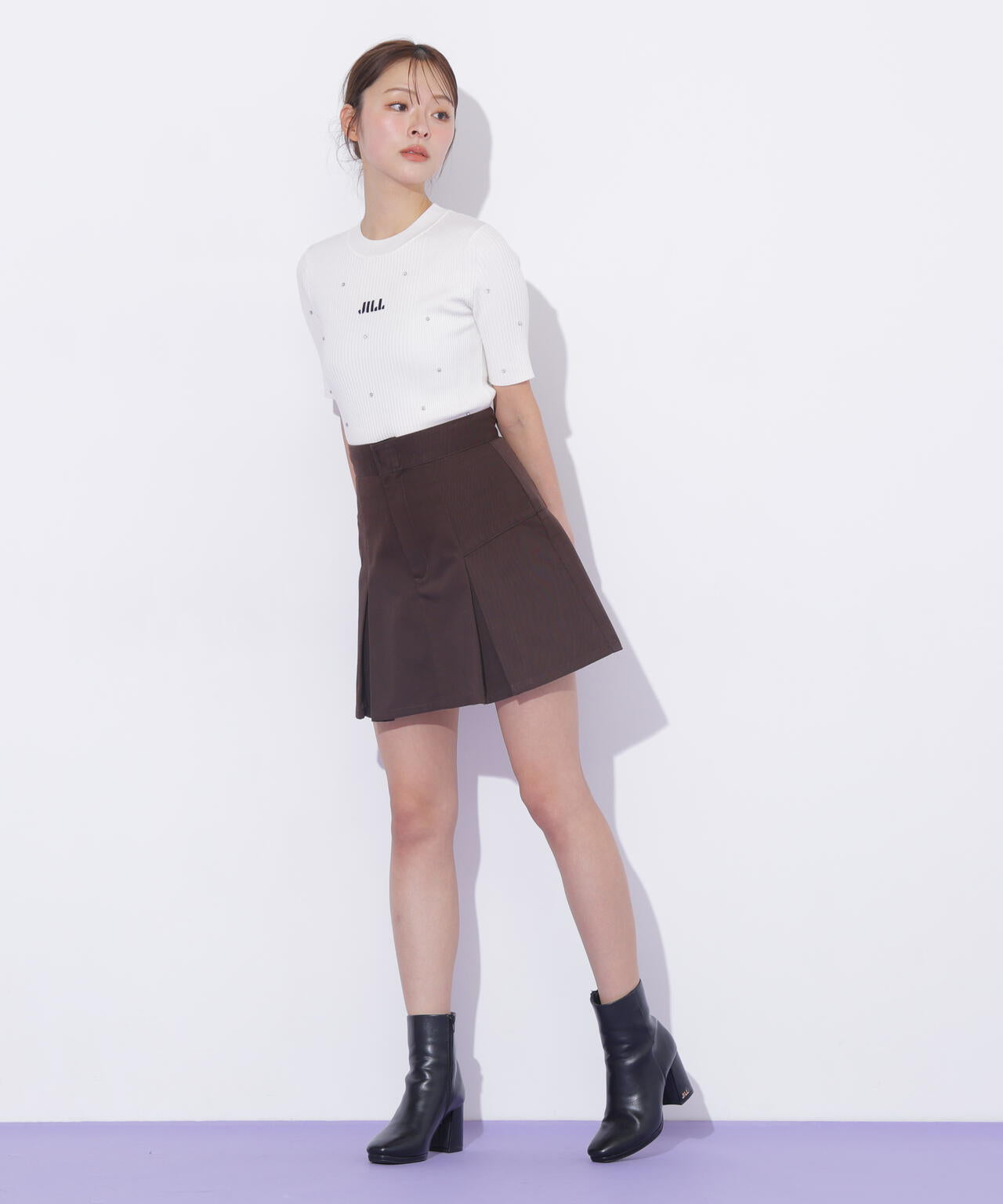「Dickies × JILL by JILL STUART」別注タックミニスカート
