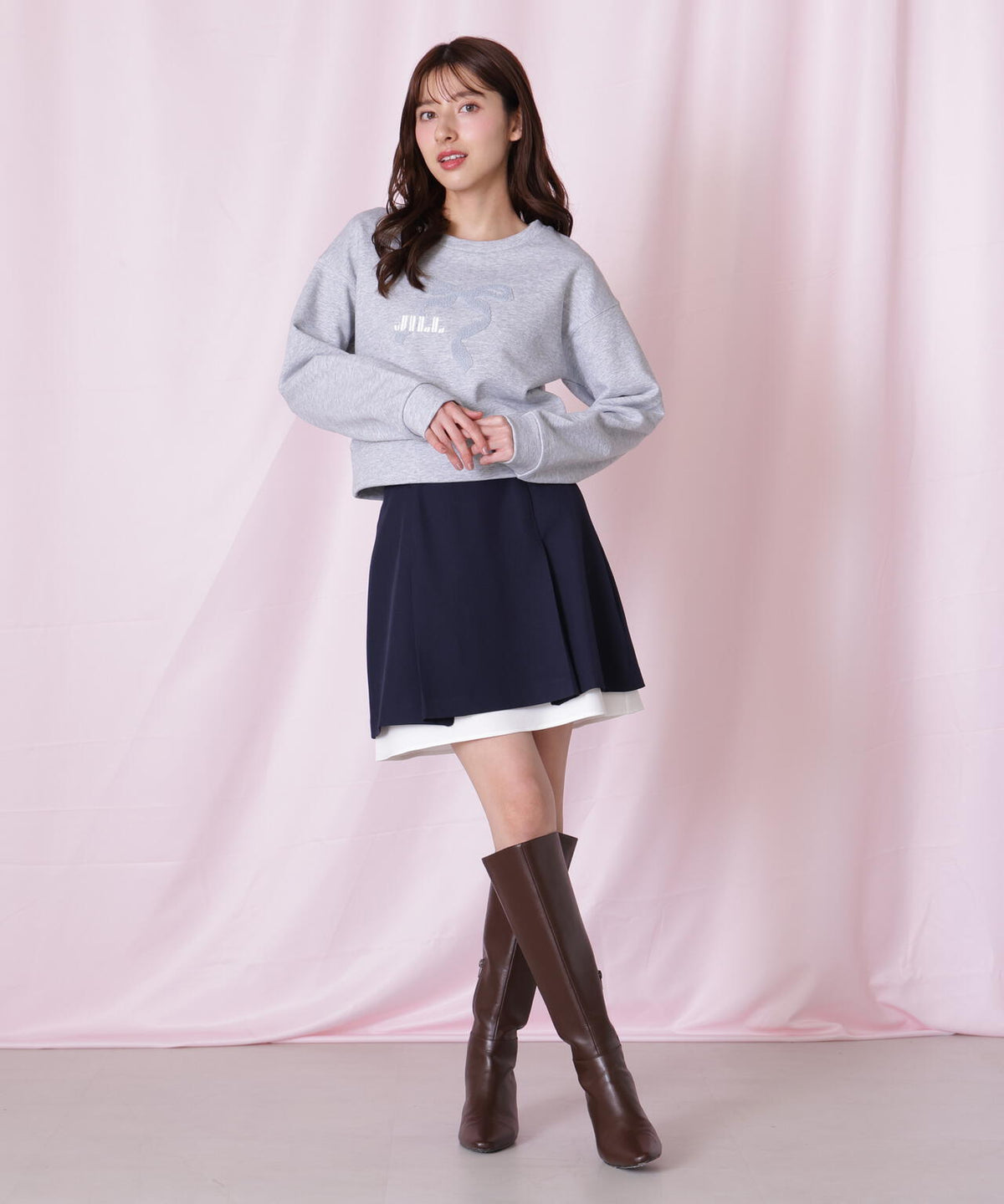 ＜セットアップ対応＞ベーシックツイルスカート