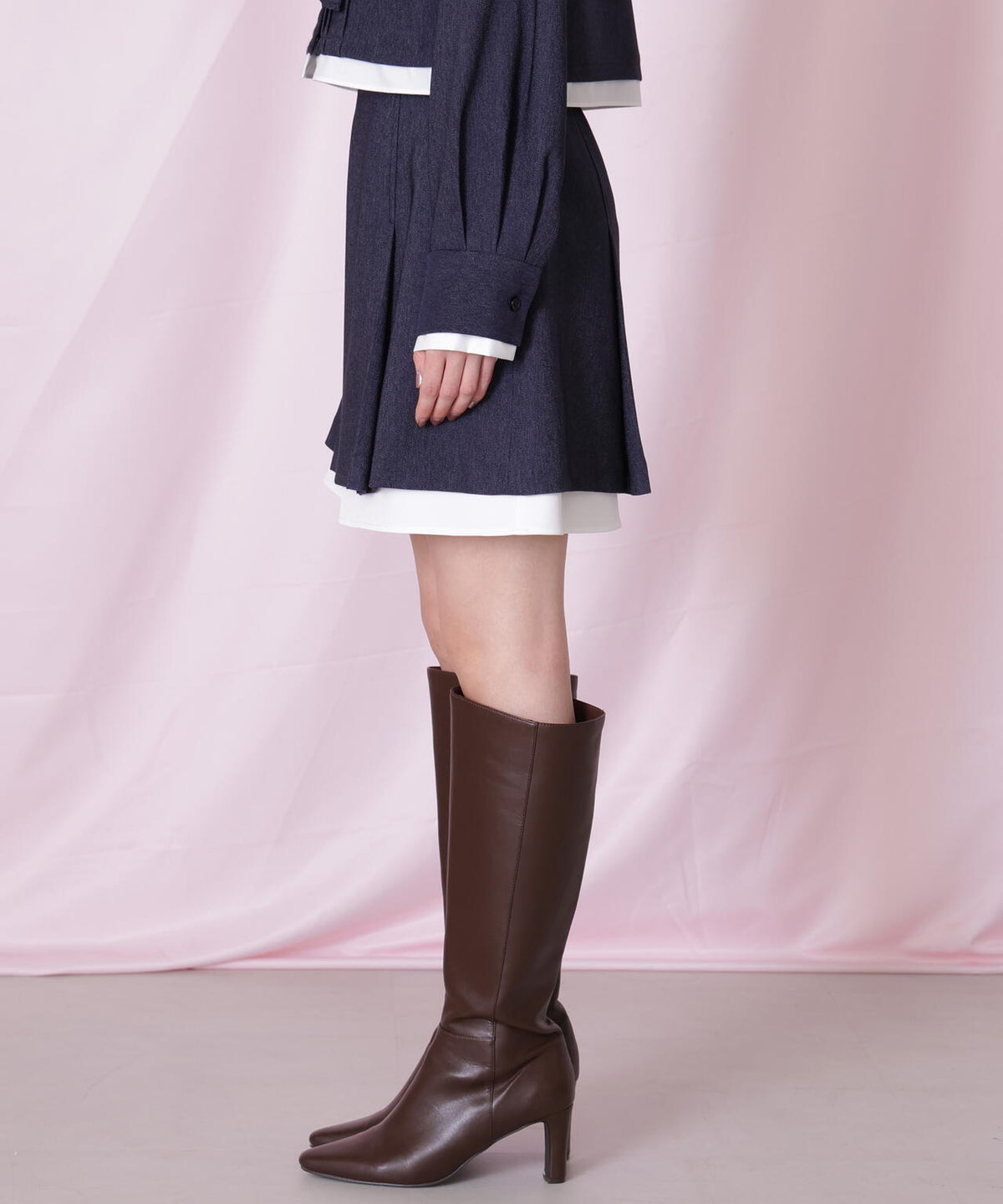 ＜セットアップ対応＞ベーシックツイルスカート