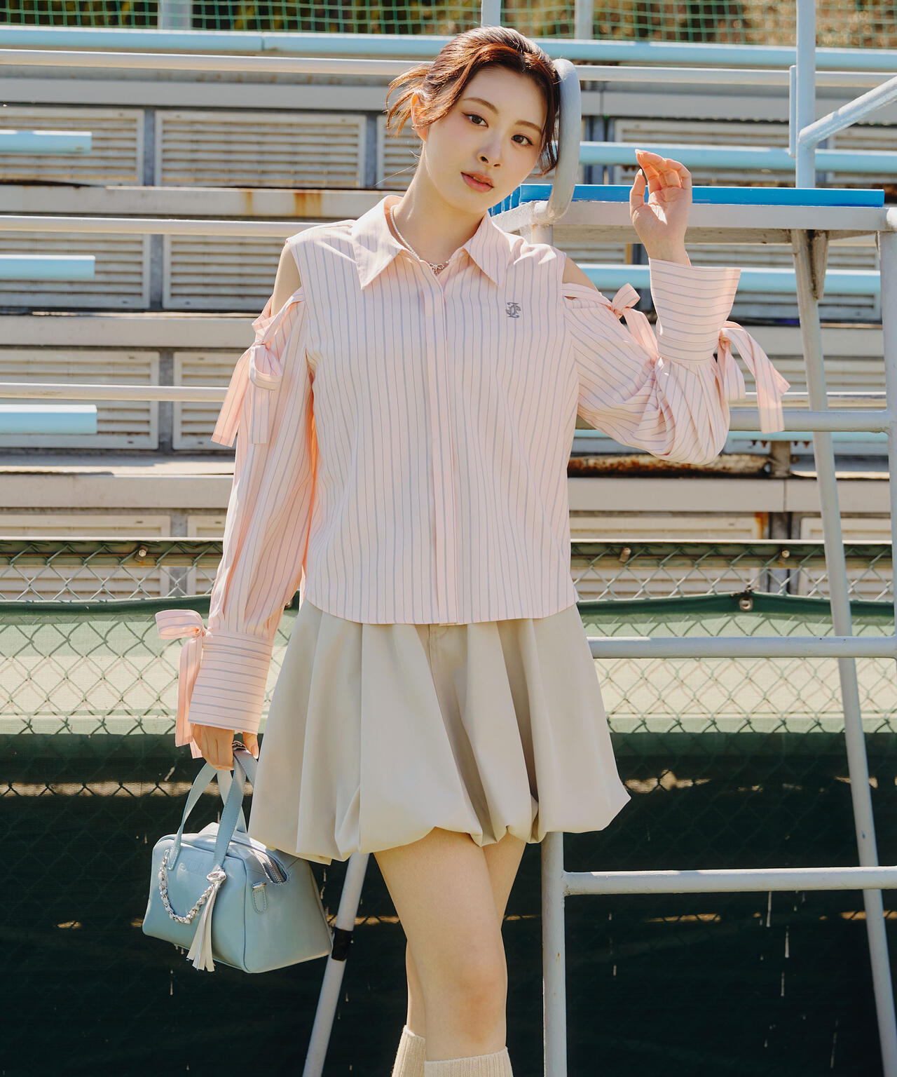 インパン付きバルーンミニスカート