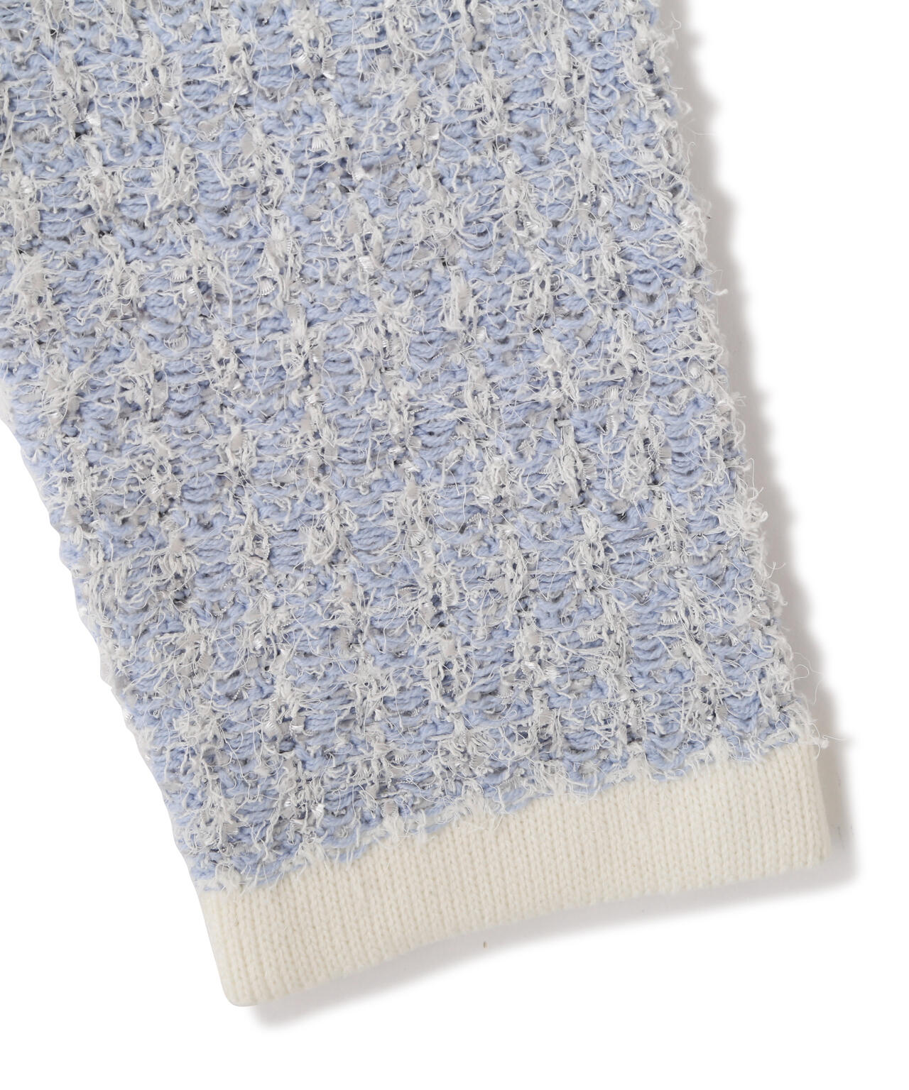 ミックスツイードニットジャケット