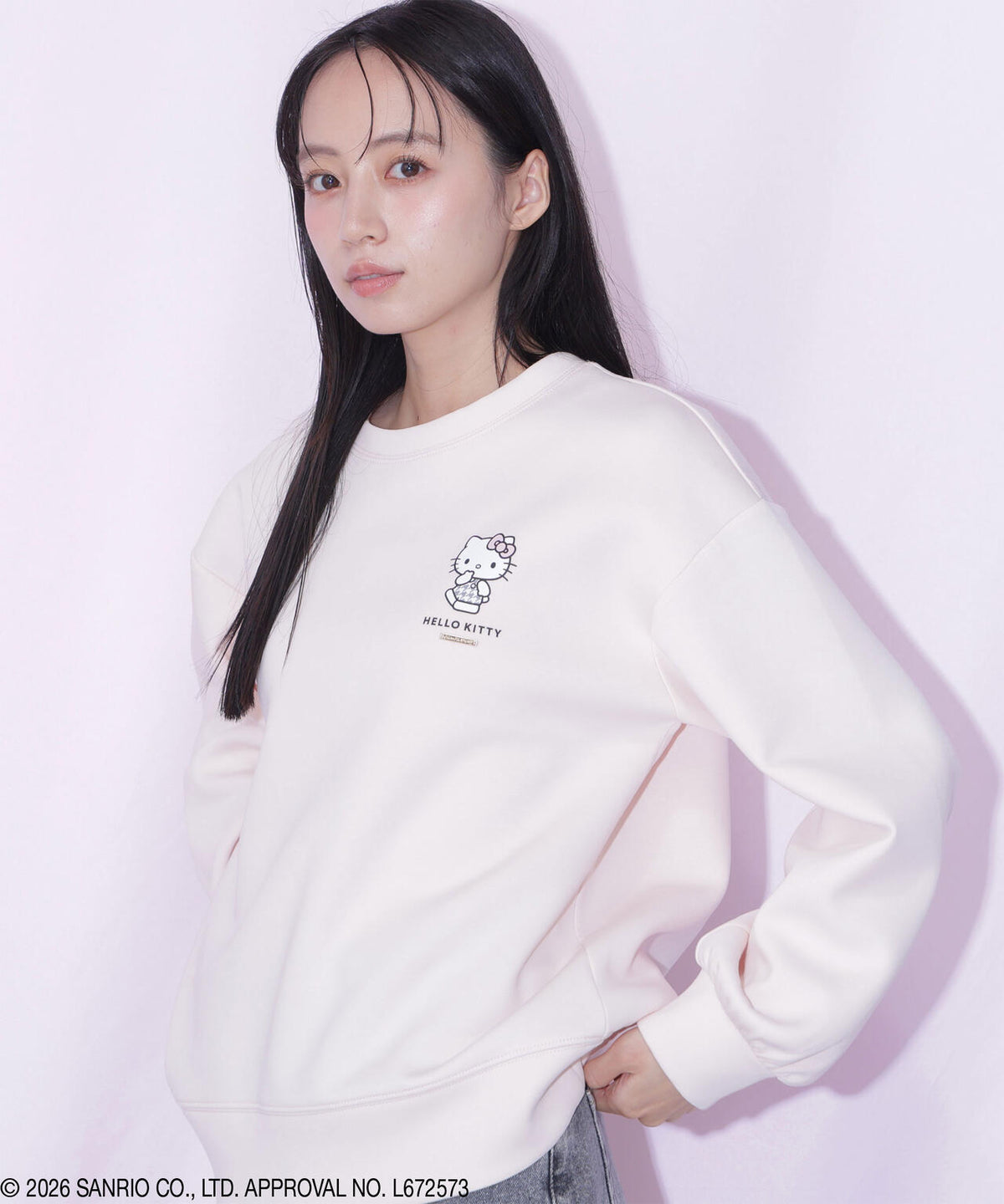 ＜ハローキティコラボ＞ボリュームスウェット