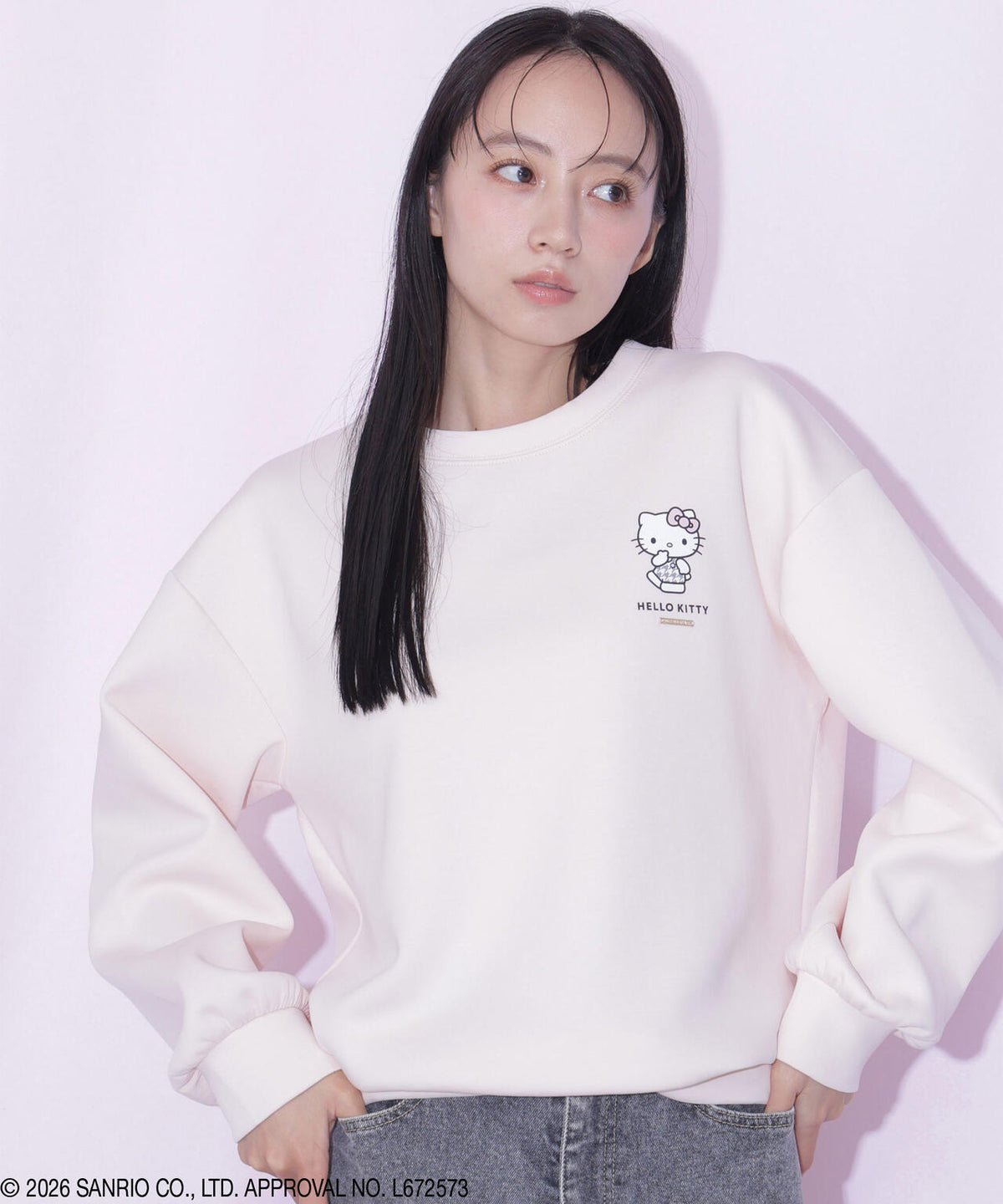 ＜ハローキティコラボ＞ボリュームスウェット