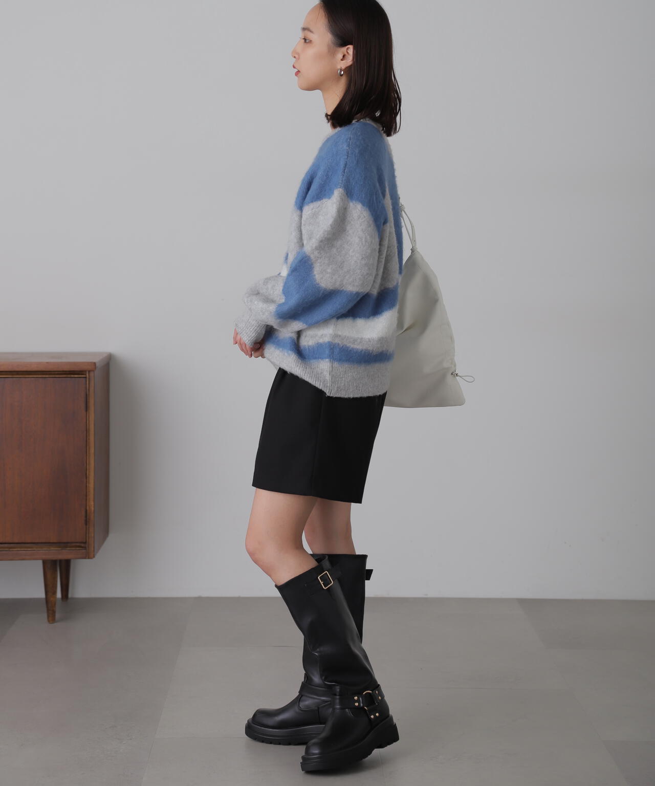 【3サイズ展開XS-M】タックショートパンツ【低身長サイズ有】