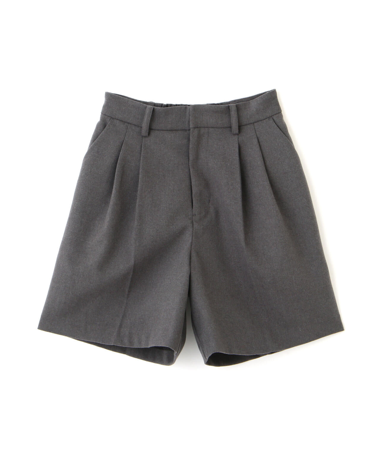 【3サイズ展開XS-M】タックショートパンツ【低身長サイズ有】