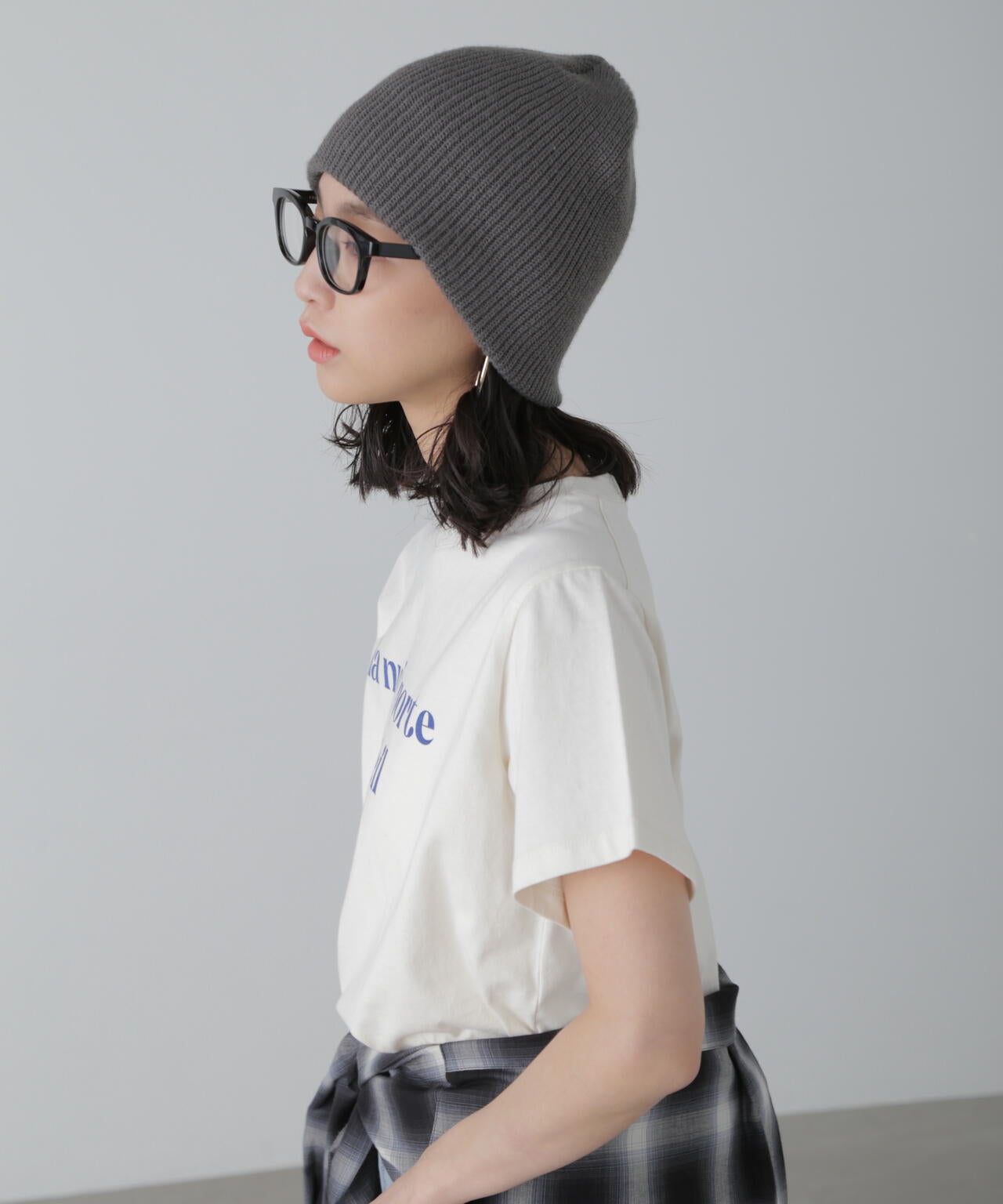 カラーフレンチロゴプリントTシャツ