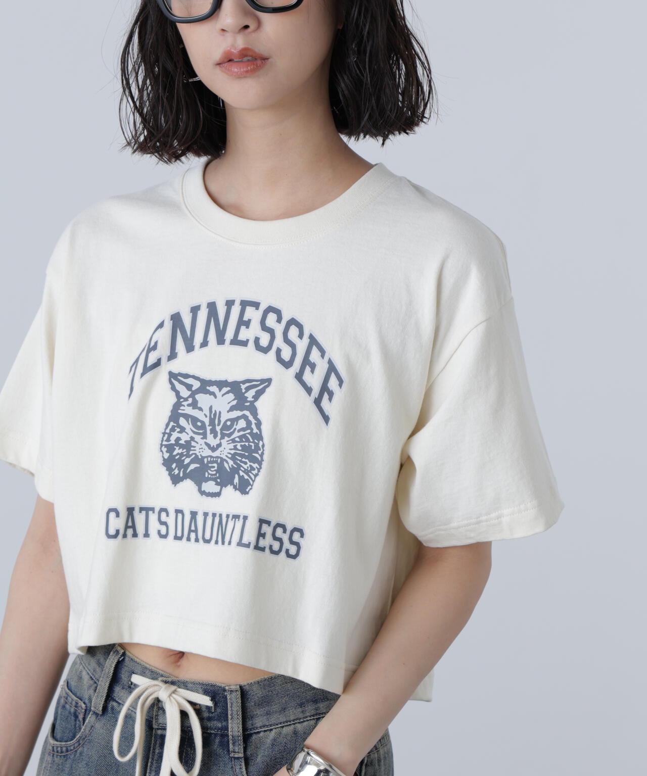 〈フリーズマート別注〉テネシーリバーショート丈Tシャツ