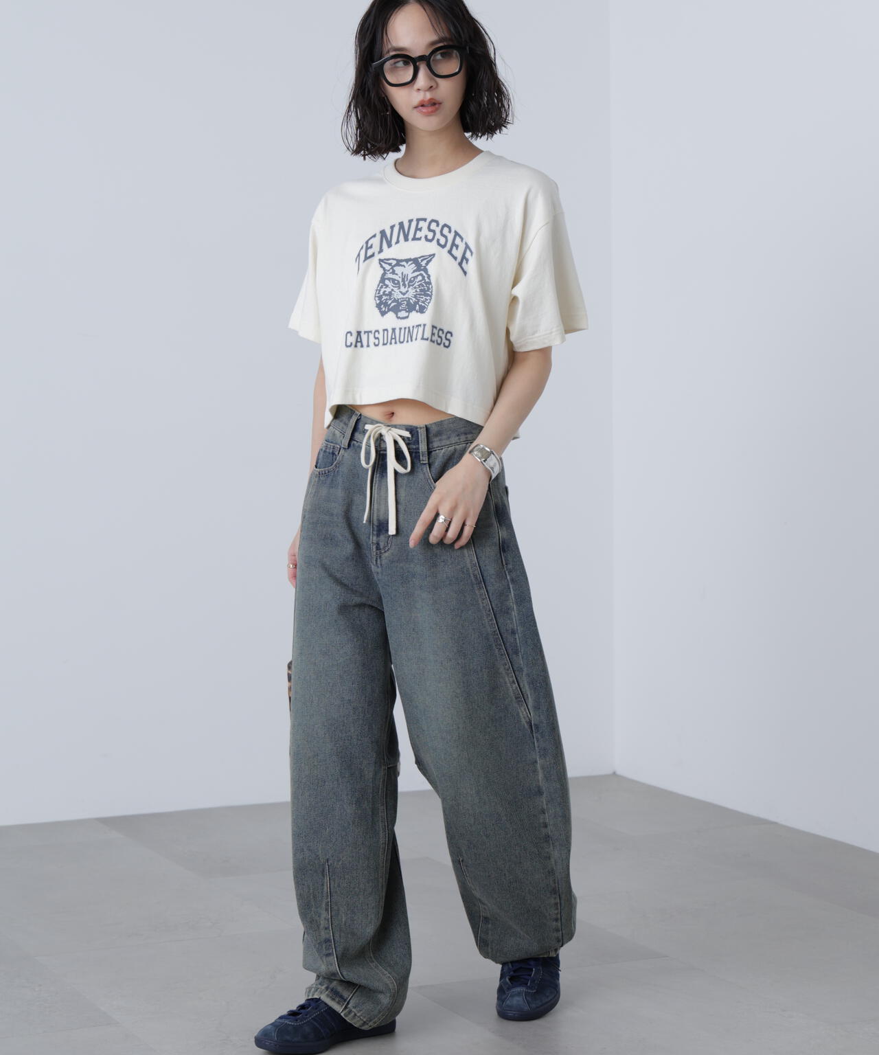 〈フリーズマート別注〉テネシーリバーショート丈Tシャツ