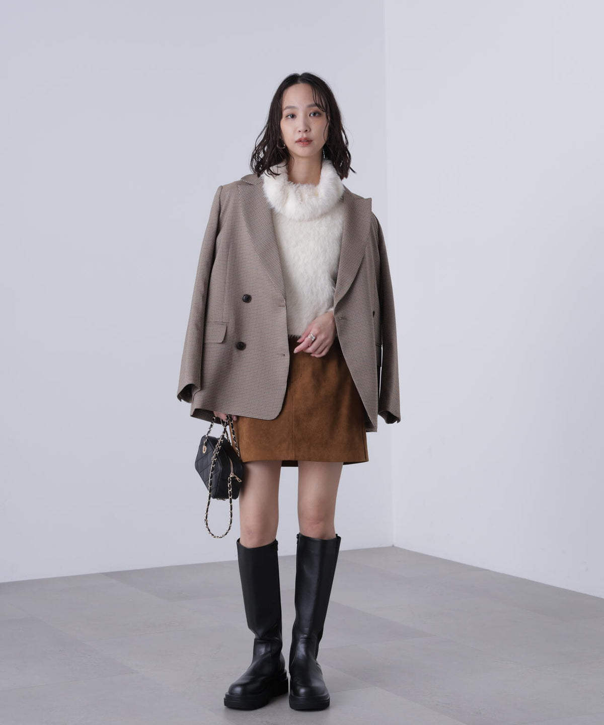 〈ＭＦＭ〉シャギータートルニット