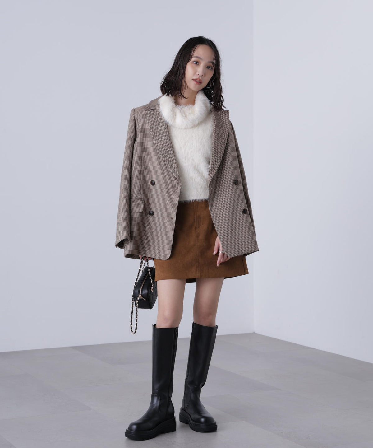 〈ＭＦＭ〉シャギータートルニット