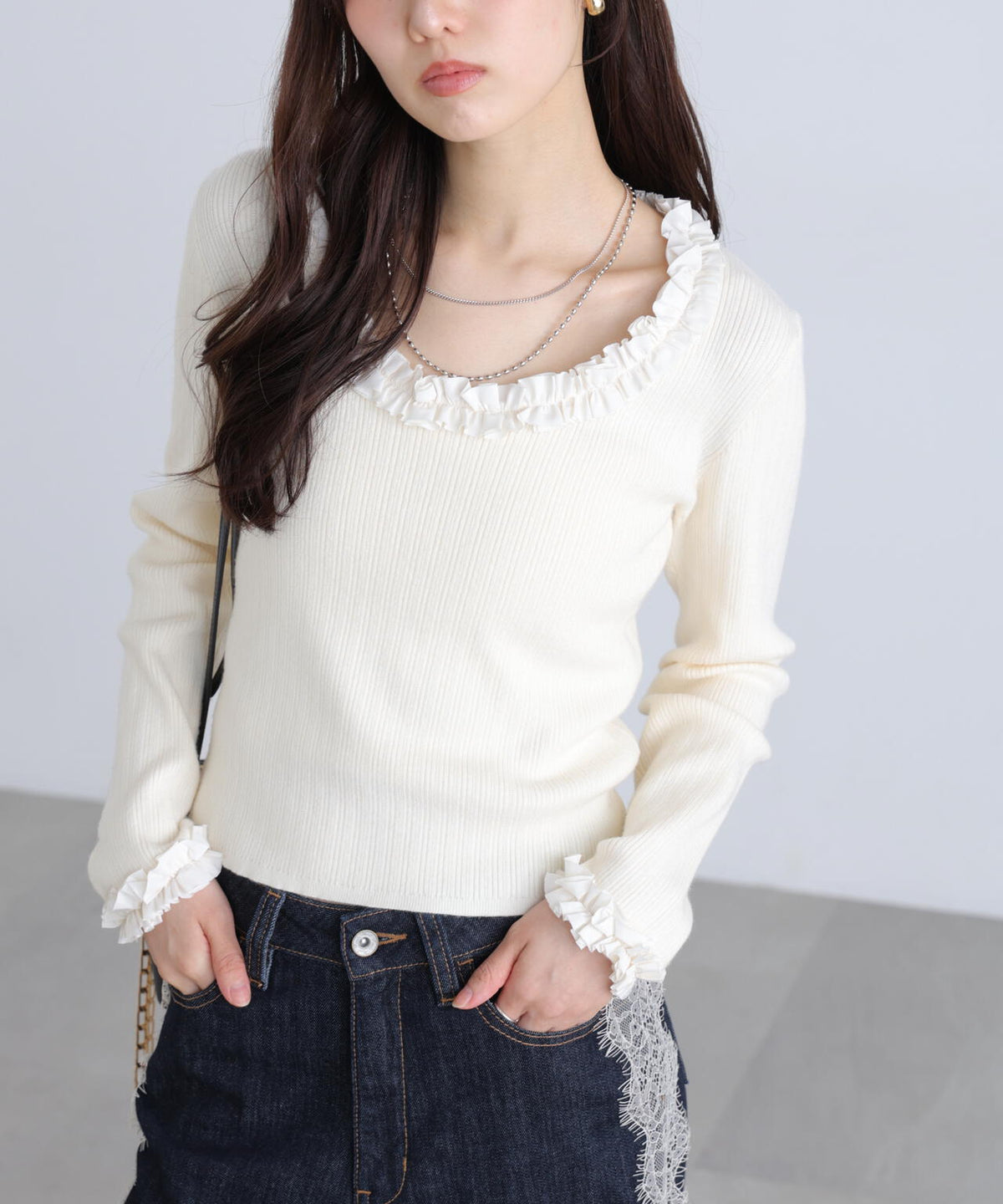 162cm 着用サイズ：FR