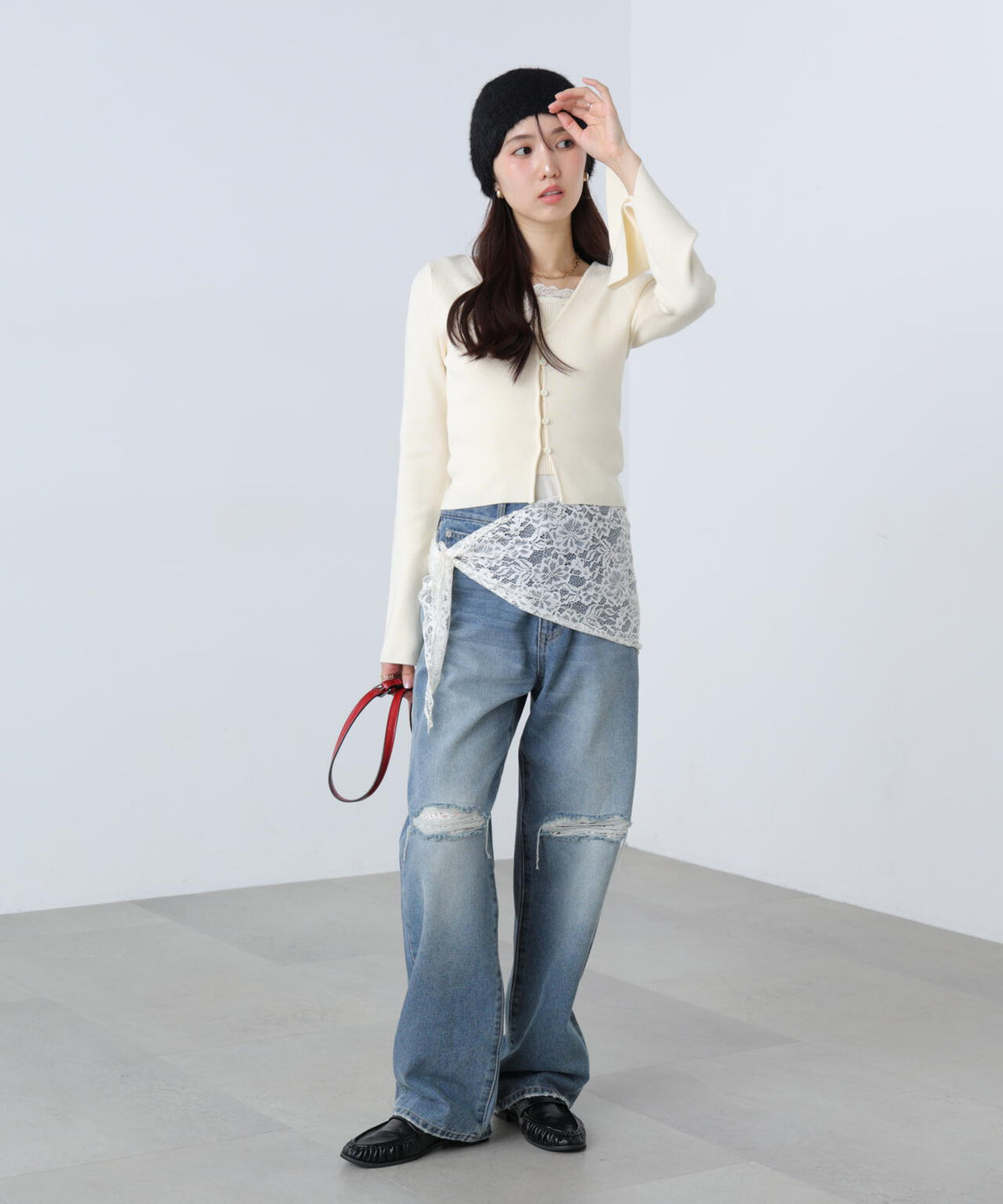 162cm 着用サイズ：FR