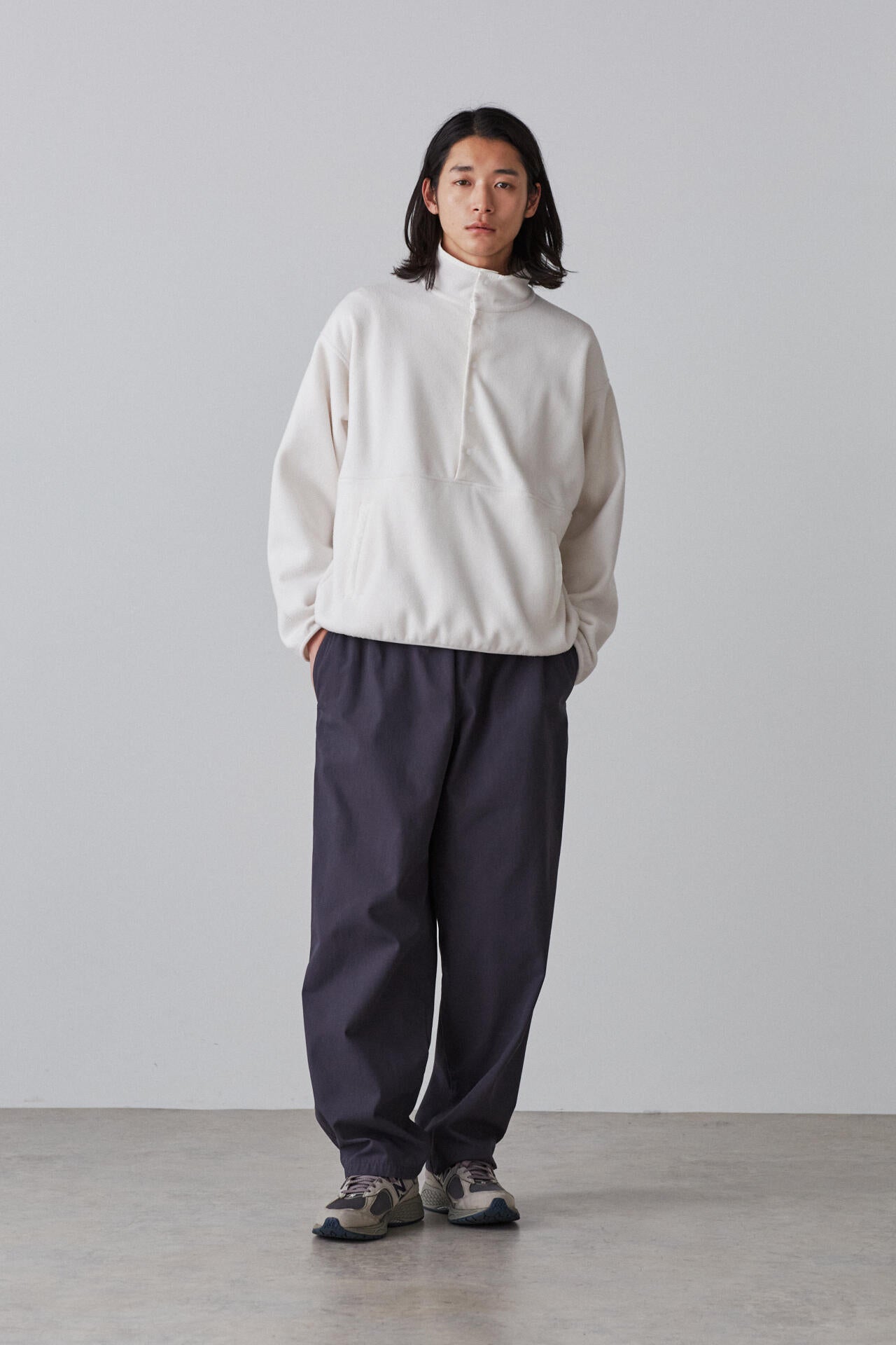 Ｙ / ORGANIC COTTON / RECYCLE POLYESTER TWILL TAPERED EASY TR