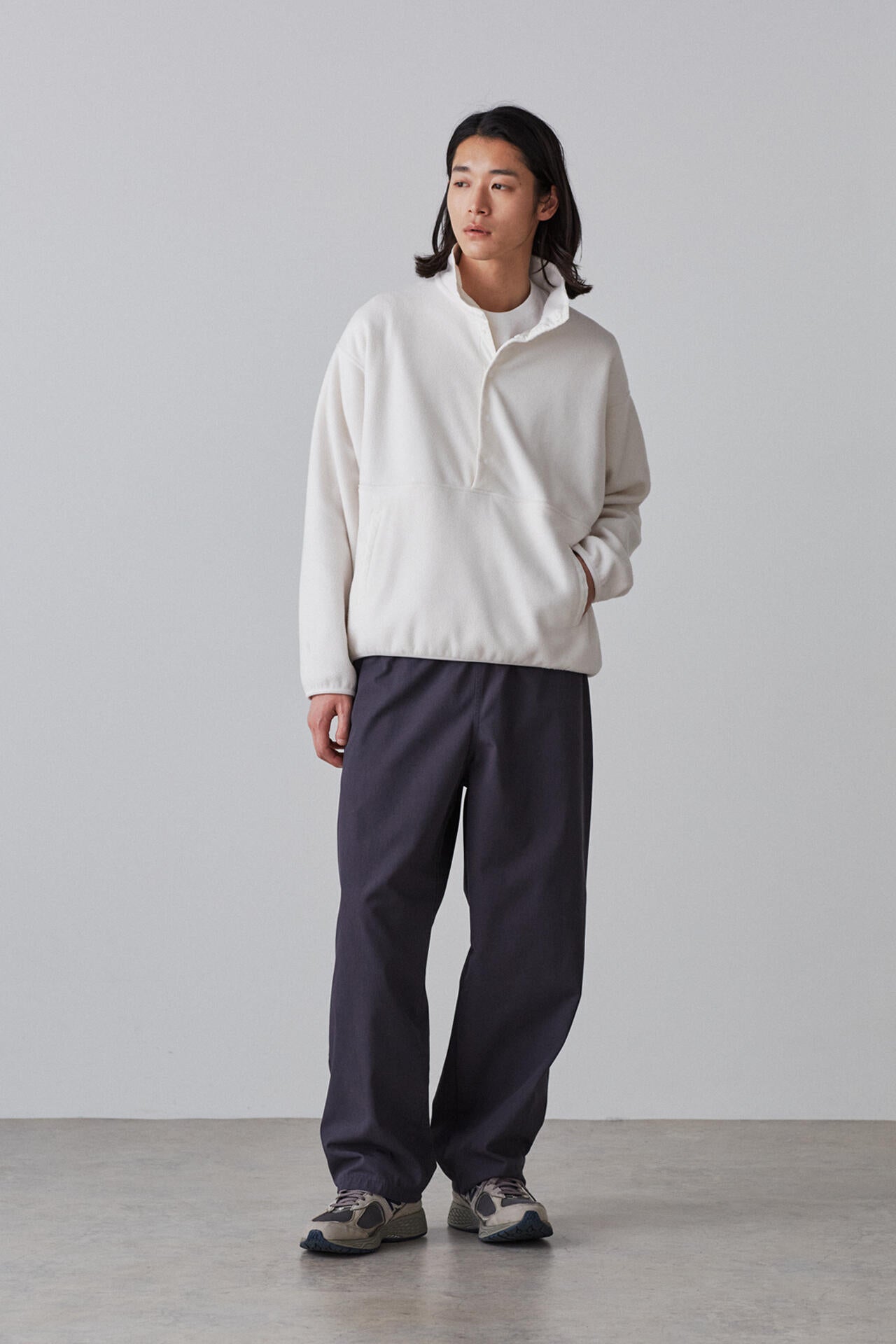 Ｙ / ORGANIC COTTON / RECYCLE POLYESTER TWILL TAPERED EASY TR