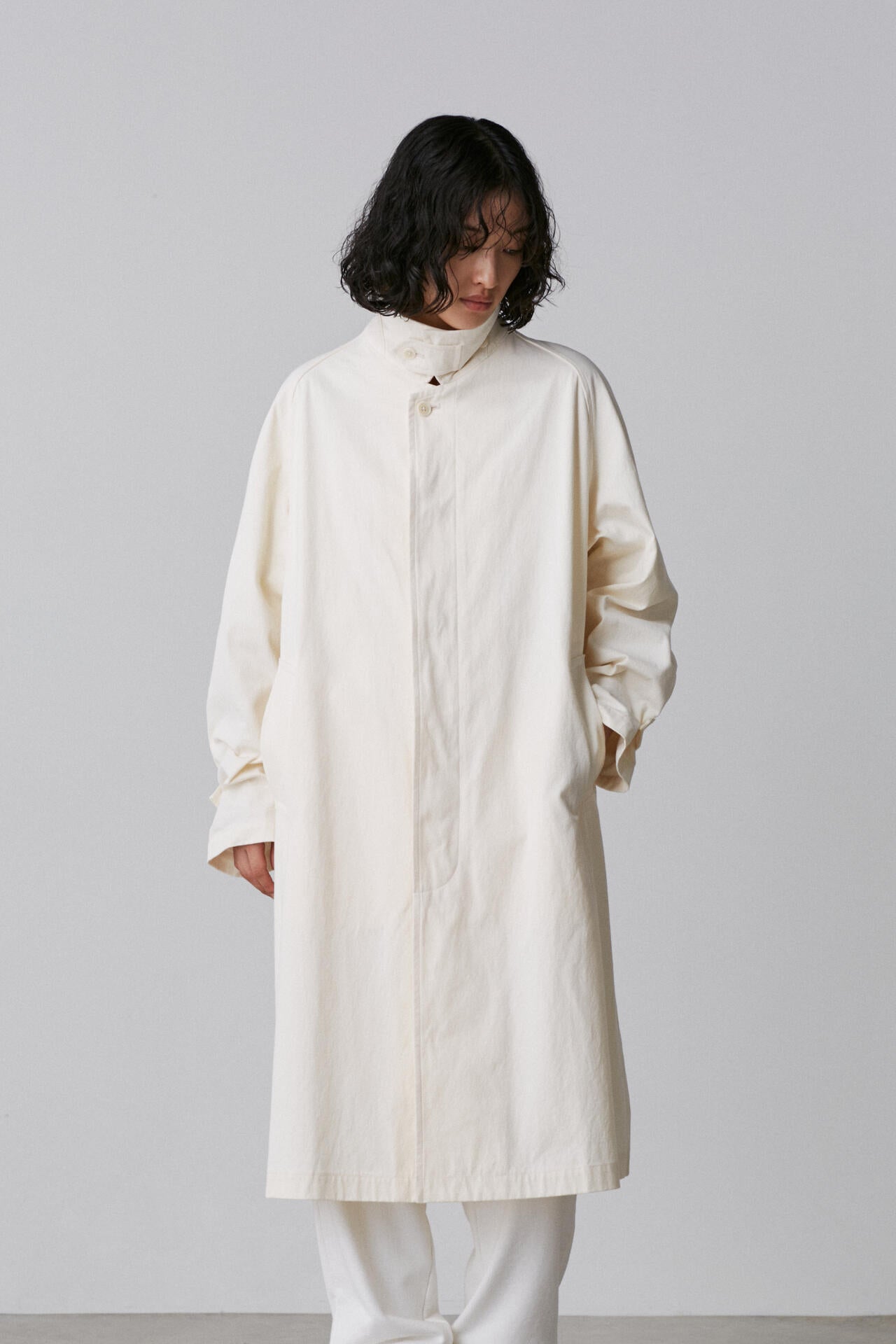 Ｙ / ORGANIC COTTON TWILL COAT