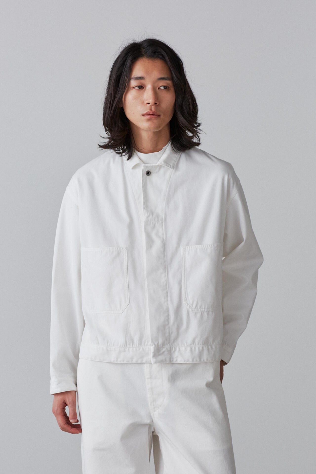 Y / ORGANIC COTTON RECYCLE POLYESTER TWILL BLOUSON