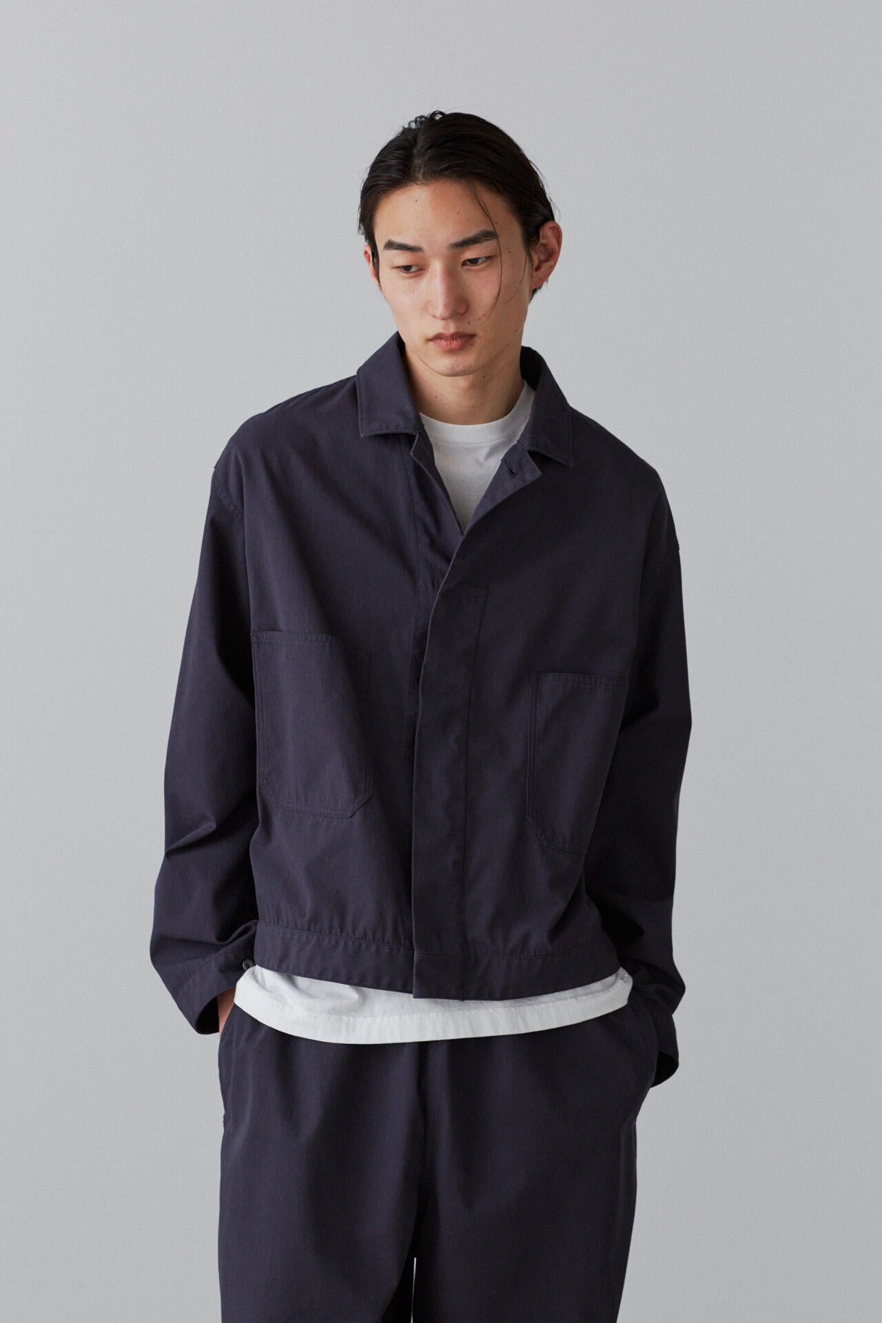Y / ORGANIC COTTON RECYCLE POLYESTER TWILL BLOUSON