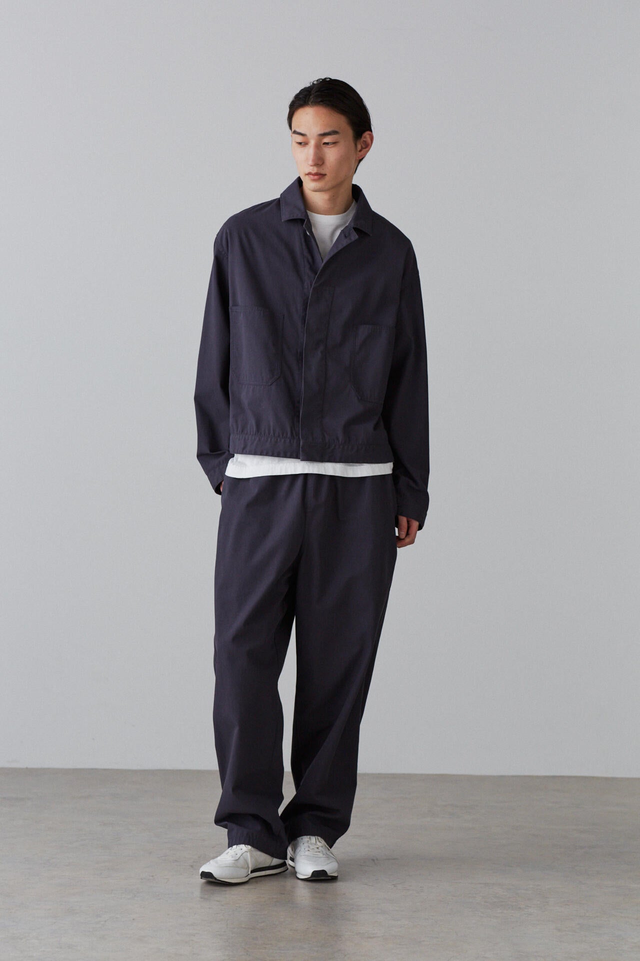 Y / ORGANIC COTTON RECYCLE POLYESTER TWILL BLOUSON