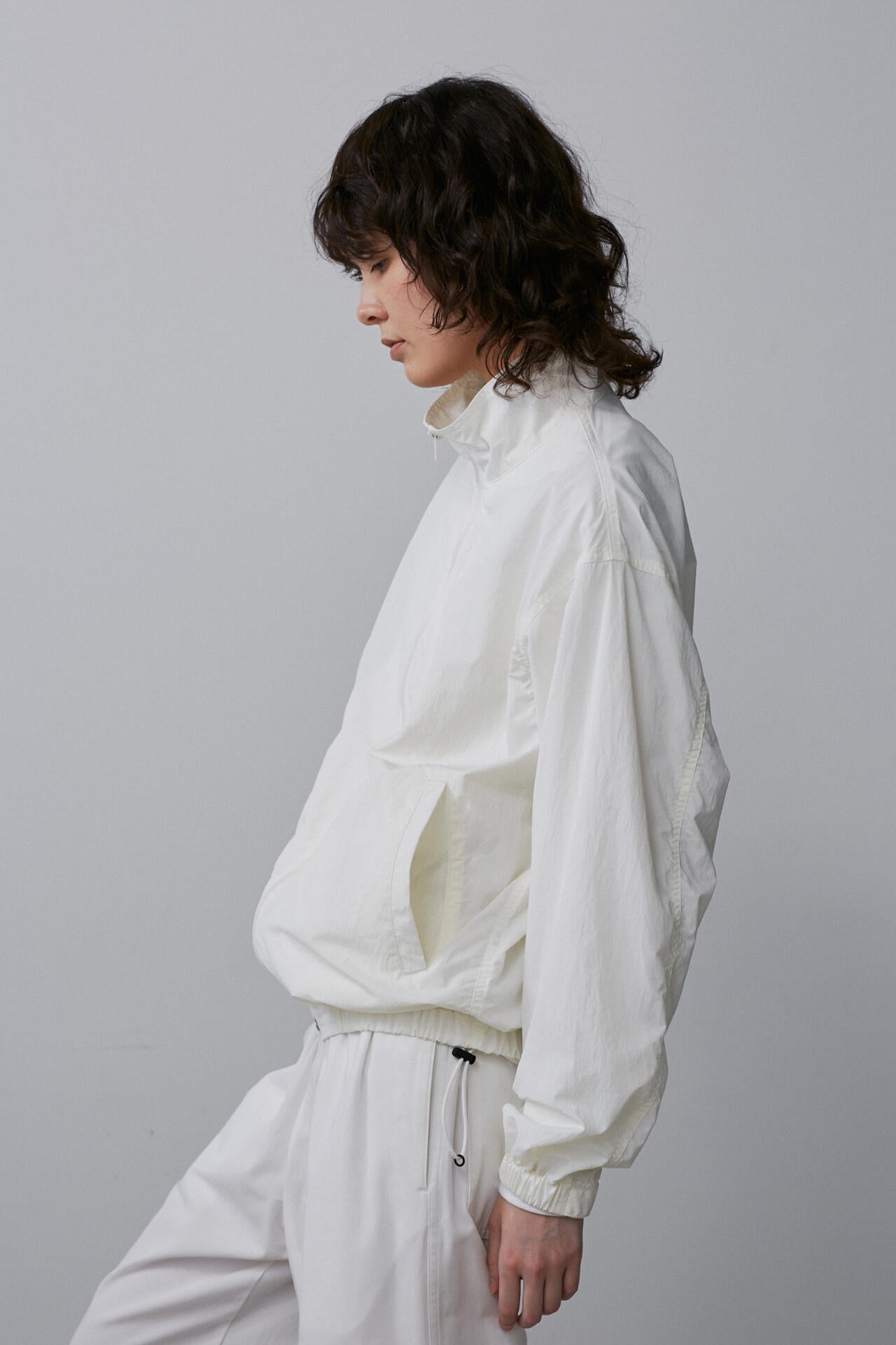 Ｙ / RECYCLE NYLON MIX TAFFETA BLOUSON
