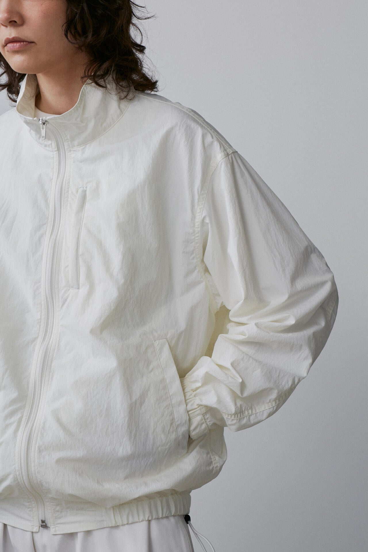 Ｙ / RECYCLE NYLON MIX TAFFETA BLOUSON