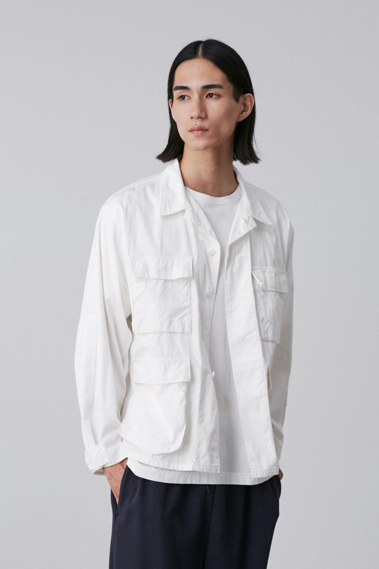Ｙ / ORGANIC COTTON HIGH DENSITY SATIN BLOUSON