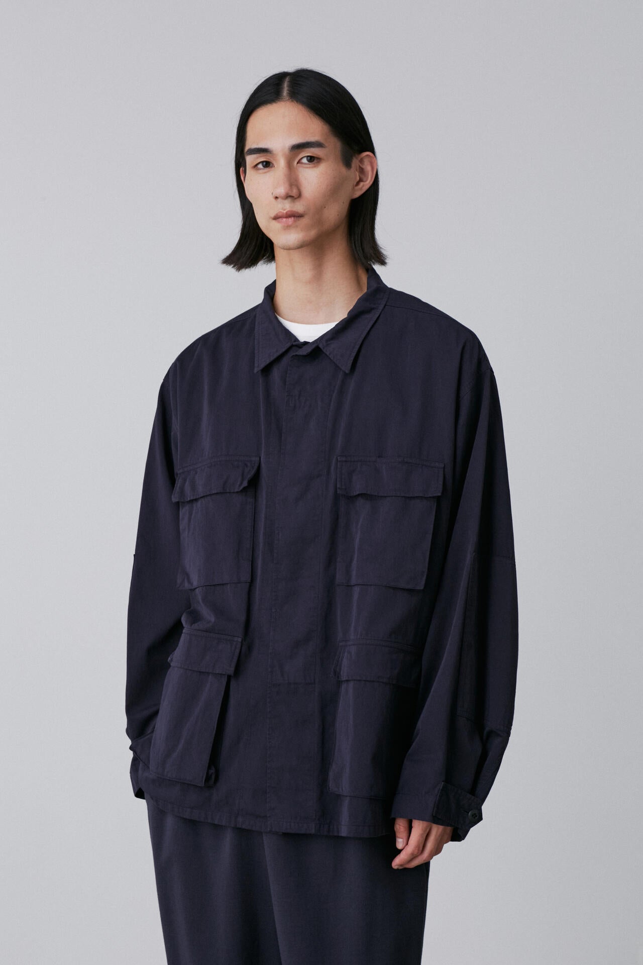 Ｙ / ORGANIC COTTON HIGH DENSITY SATIN BLOUSON