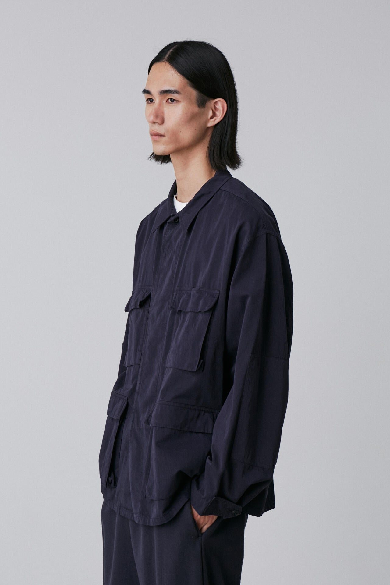 Ｙ / ORGANIC COTTON HIGH DENSITY SATIN BLOUSON