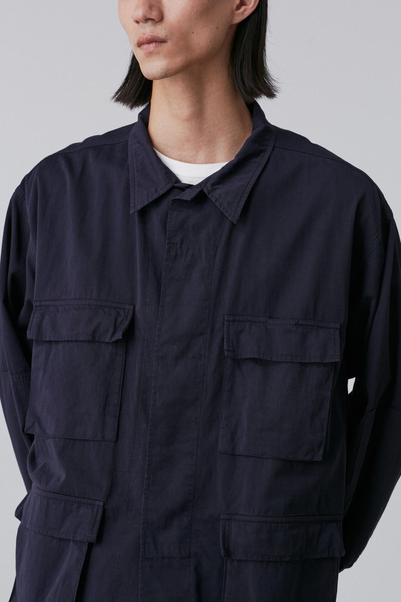 Ｙ / ORGANIC COTTON HIGH DENSITY SATIN BLOUSON