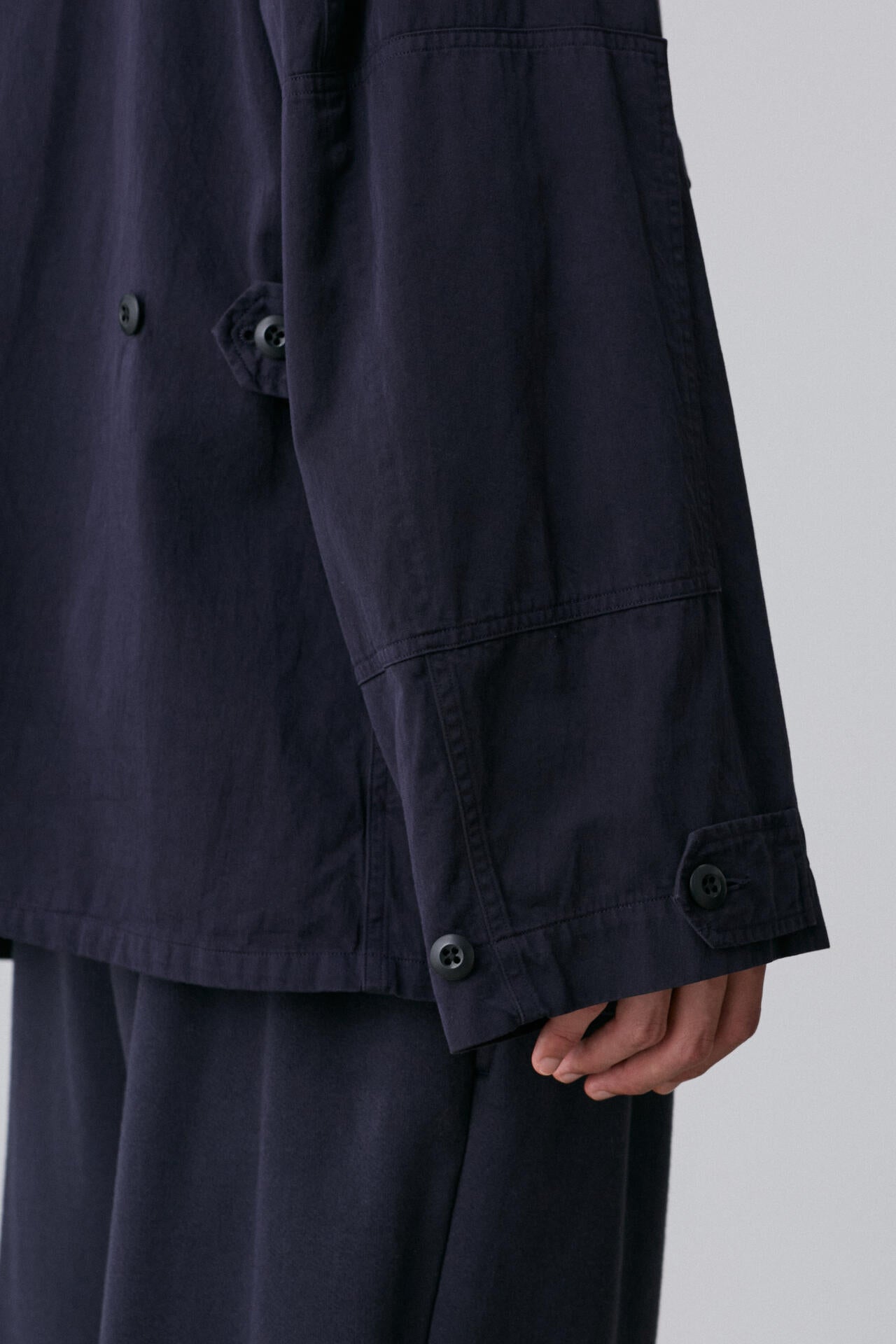 Ｙ / ORGANIC COTTON HIGH DENSITY SATIN BLOUSON