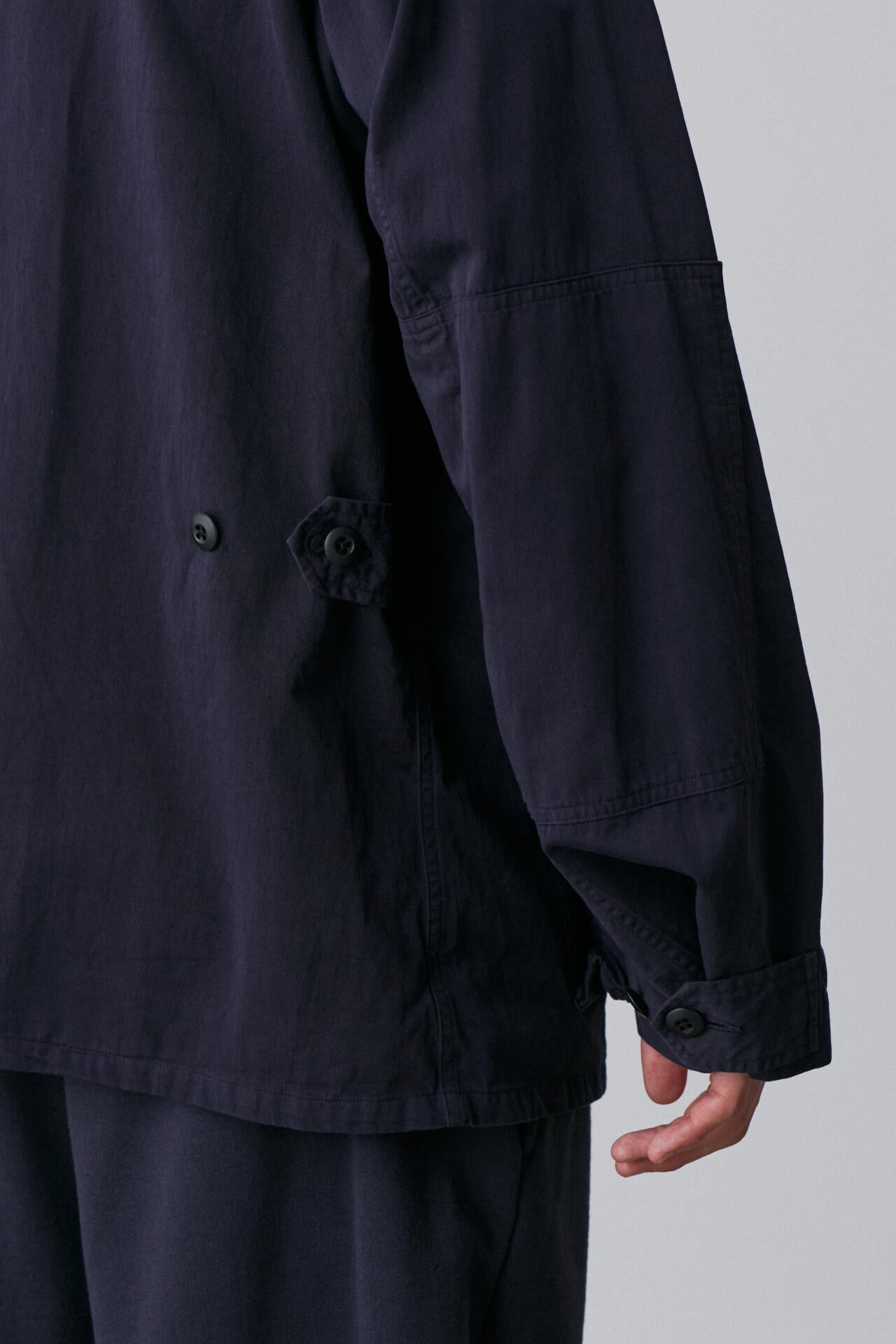 Ｙ / ORGANIC COTTON HIGH DENSITY SATIN BLOUSON