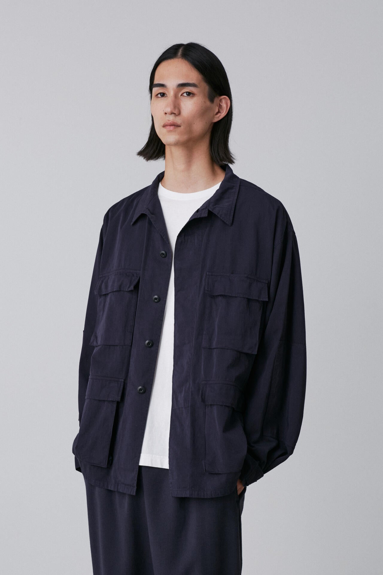 Ｙ / ORGANIC COTTON HIGH DENSITY SATIN BLOUSON