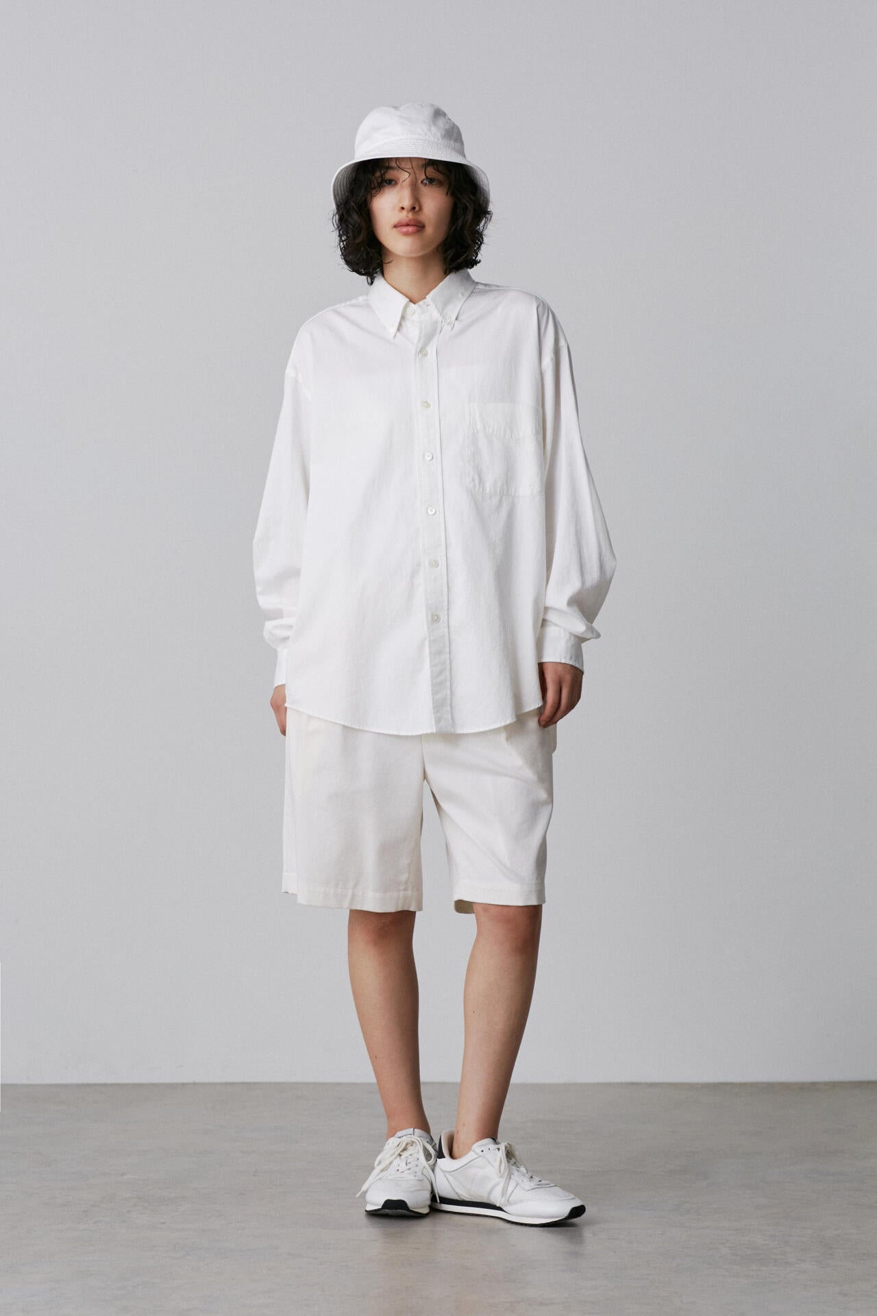 Ｙ / ORGANIC COTTON WASHER SATIN SHIRT