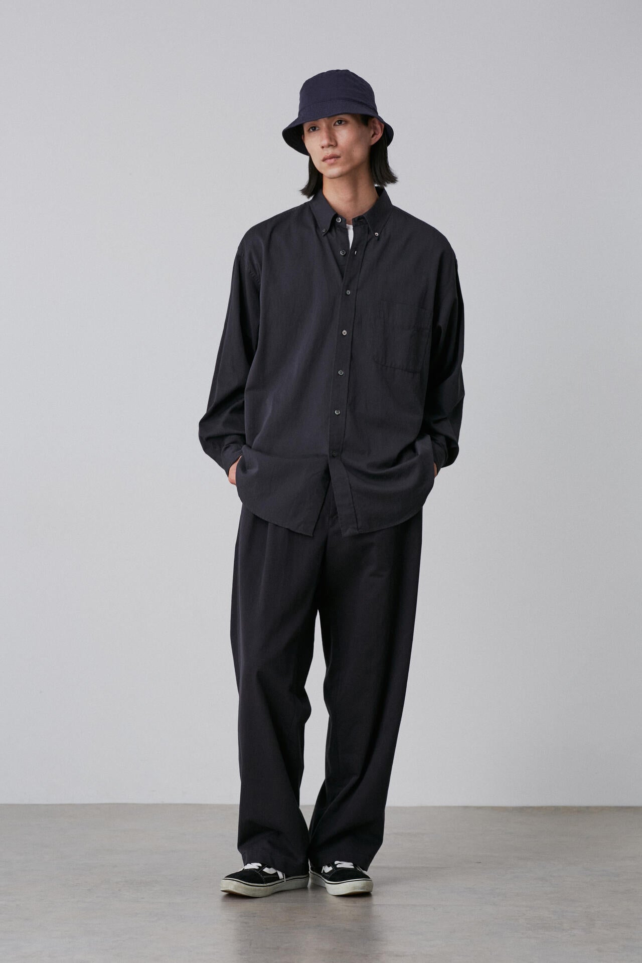Ｙ / ORGANIC COTTON WASHER SATIN SHIRT